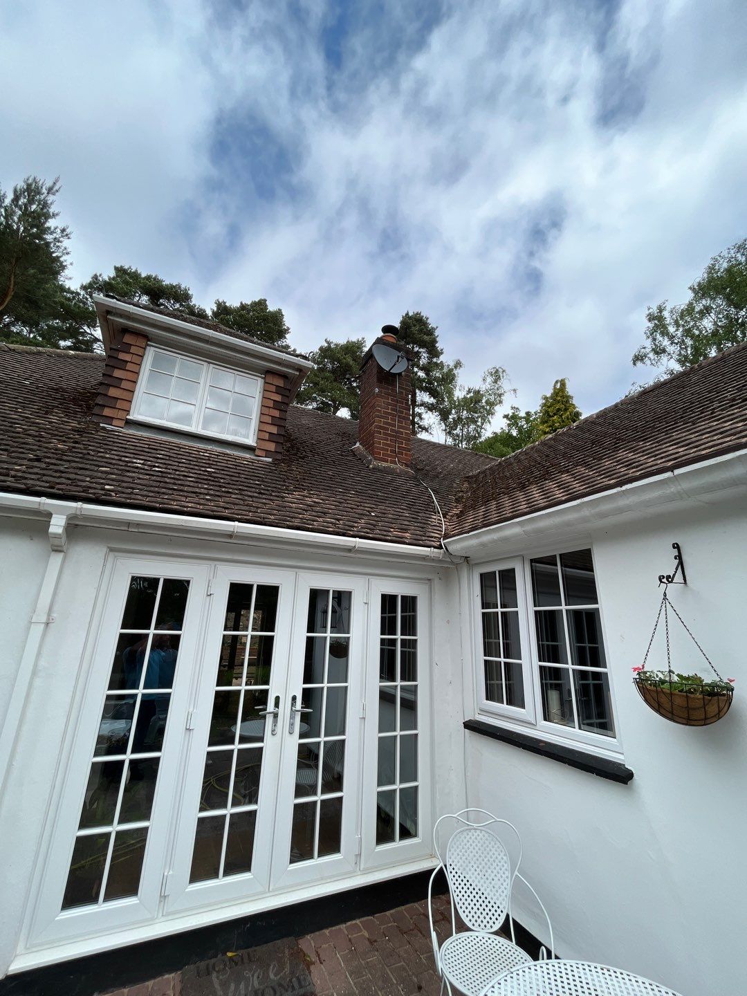 Roof Clean  - Moss Removal - Gutter Clean using Honda 15lpm Low Pressure Washing Machine by Ges Exterior Cleaning ltd