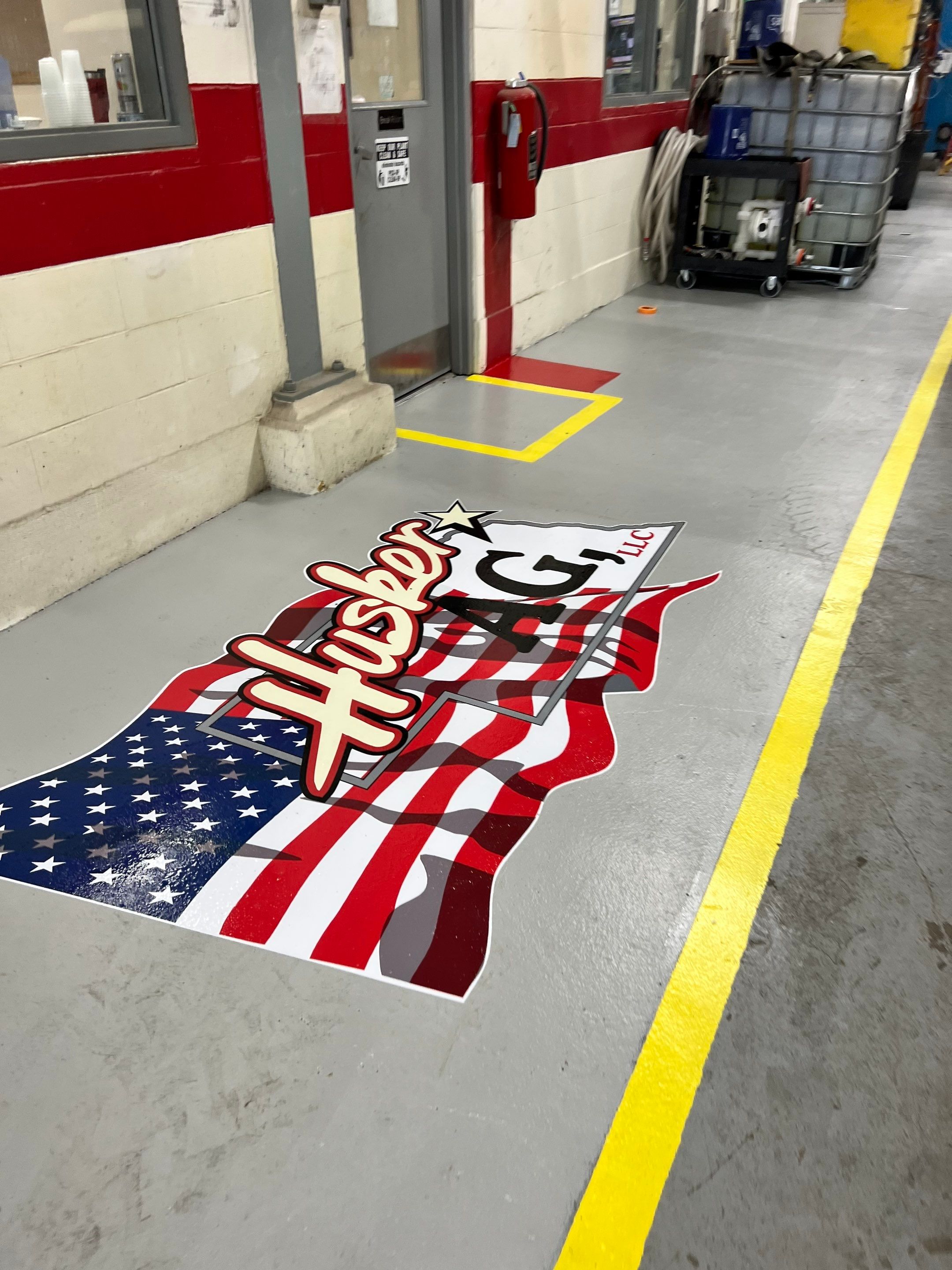 Commercial repaint and new flooring by Cutting edge painting 