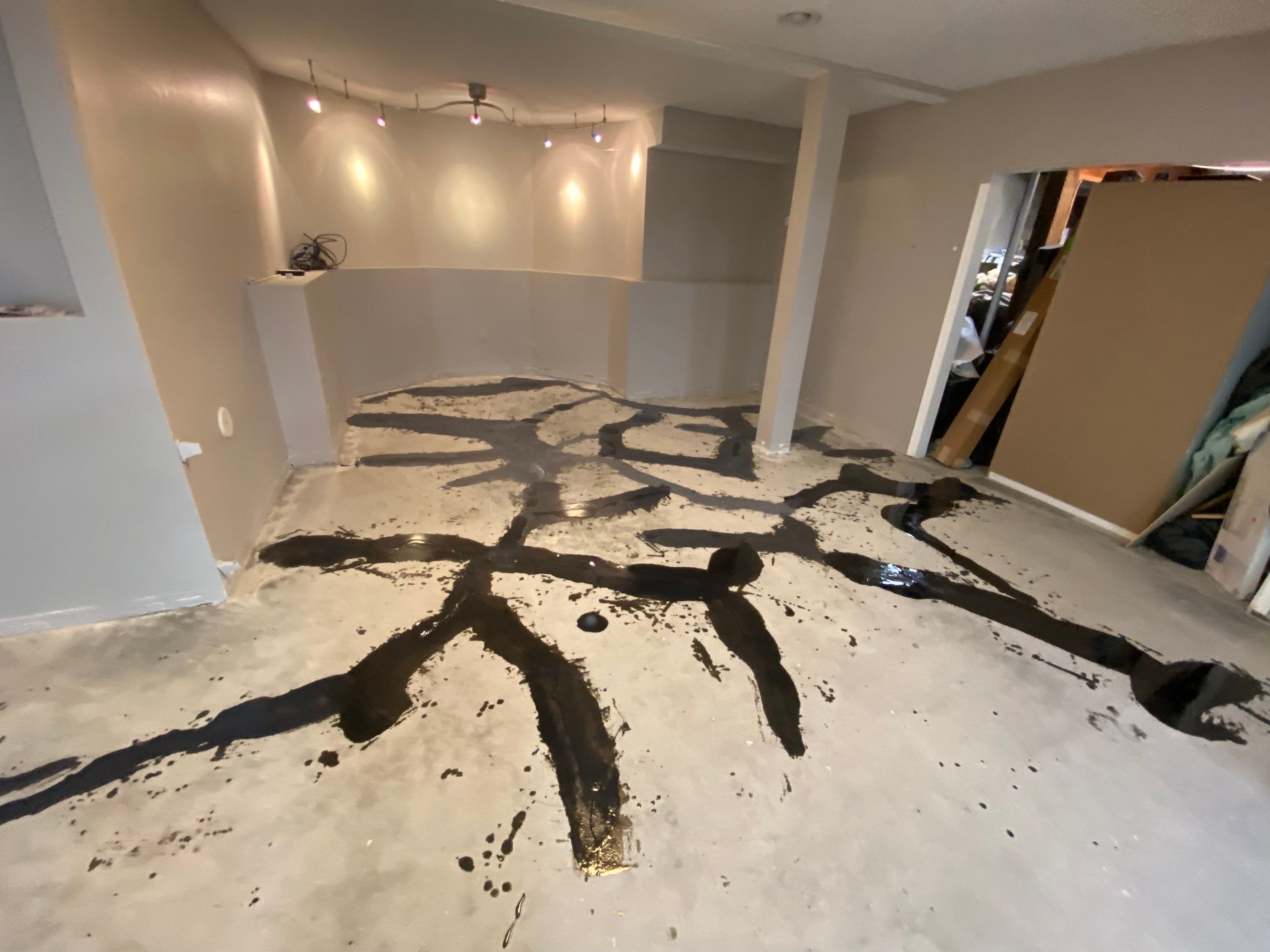 Basement/Garage/Driveway/Entry using Mt Everest & Pebble Beach by Croc Coatings, LLC