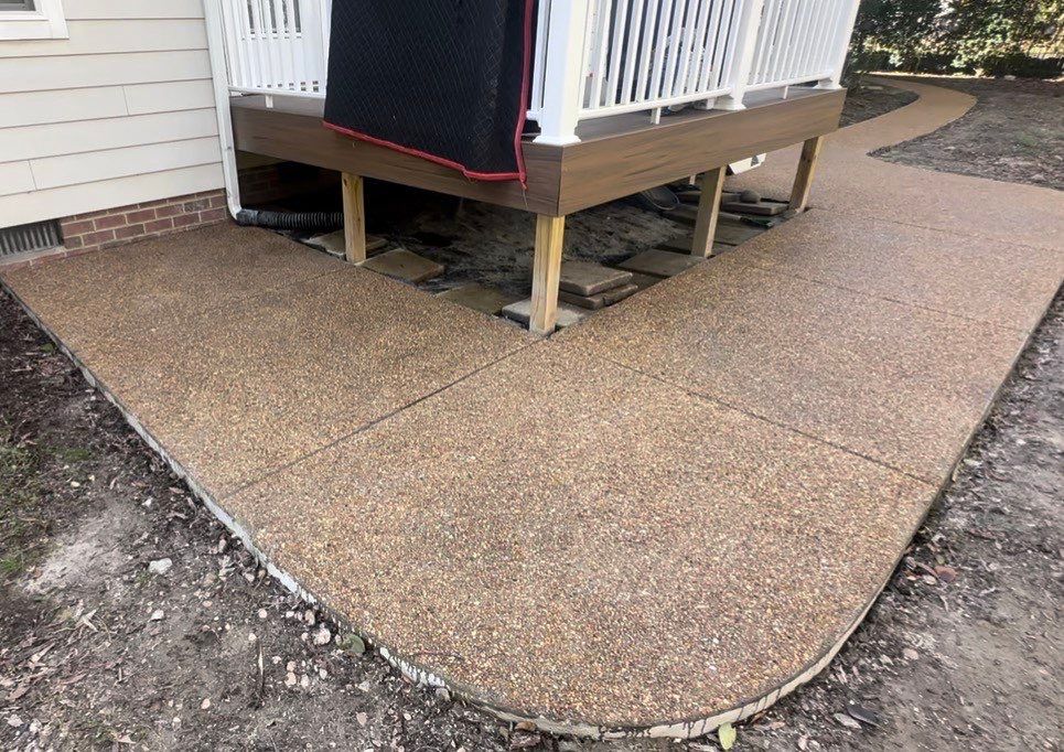 Exposed Aggregate Options by Sam The Concrete Man Virginia Beach