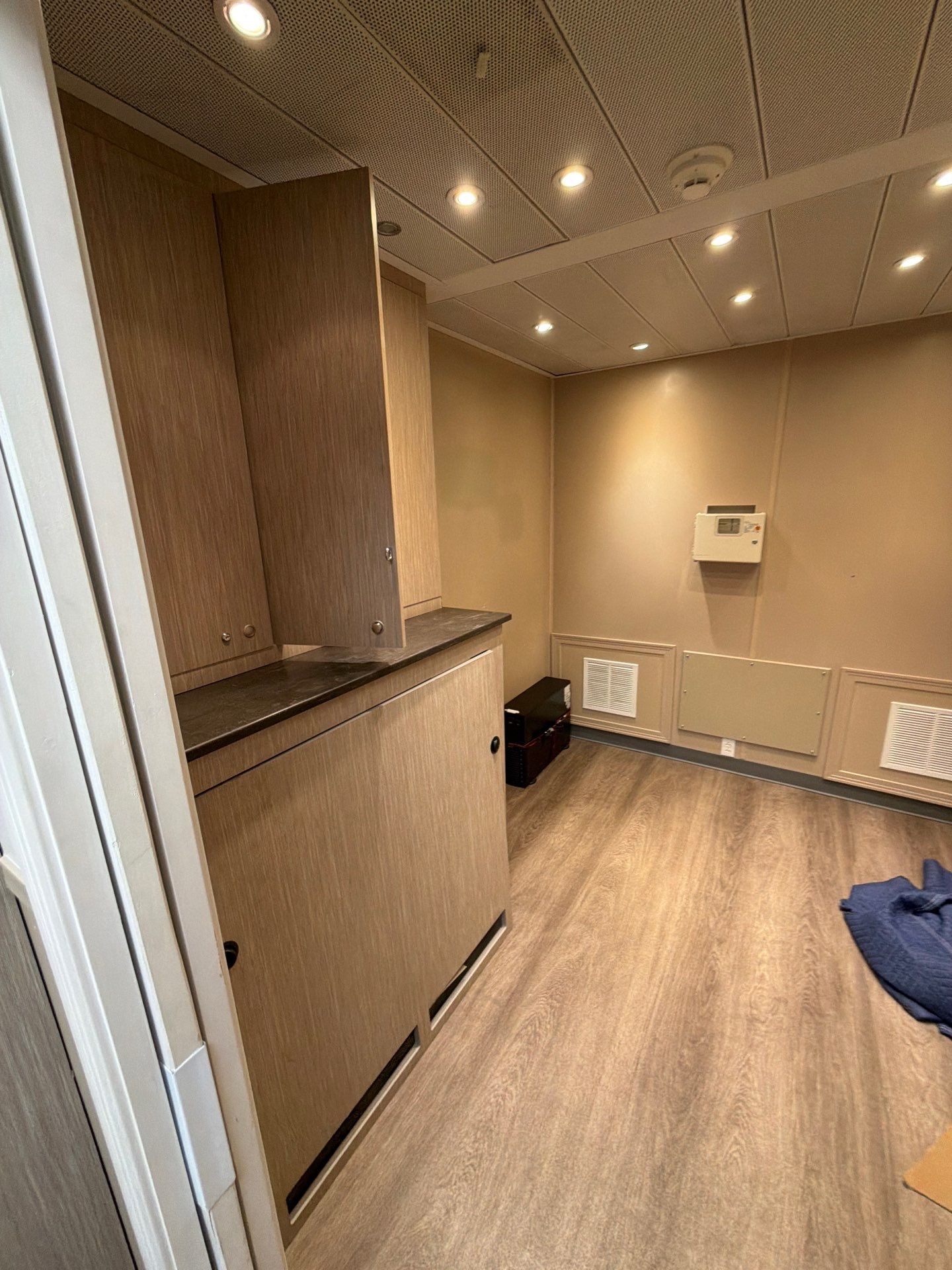 Interior for Mobile Medical Imaging Unit by Select Painting, Coatings & Garage Cabinets
