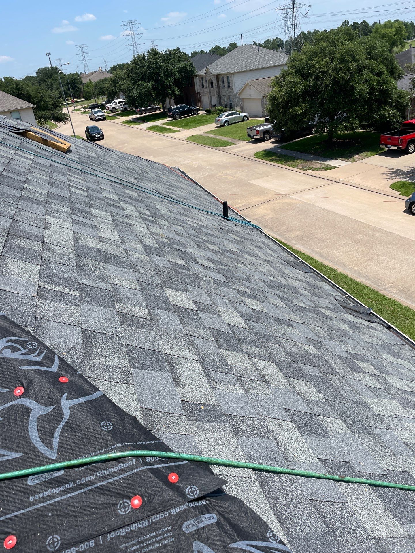 Residential Roofing Installation using Owen's Corning Duration (Lifetime) Shingles by Roof Repair Company