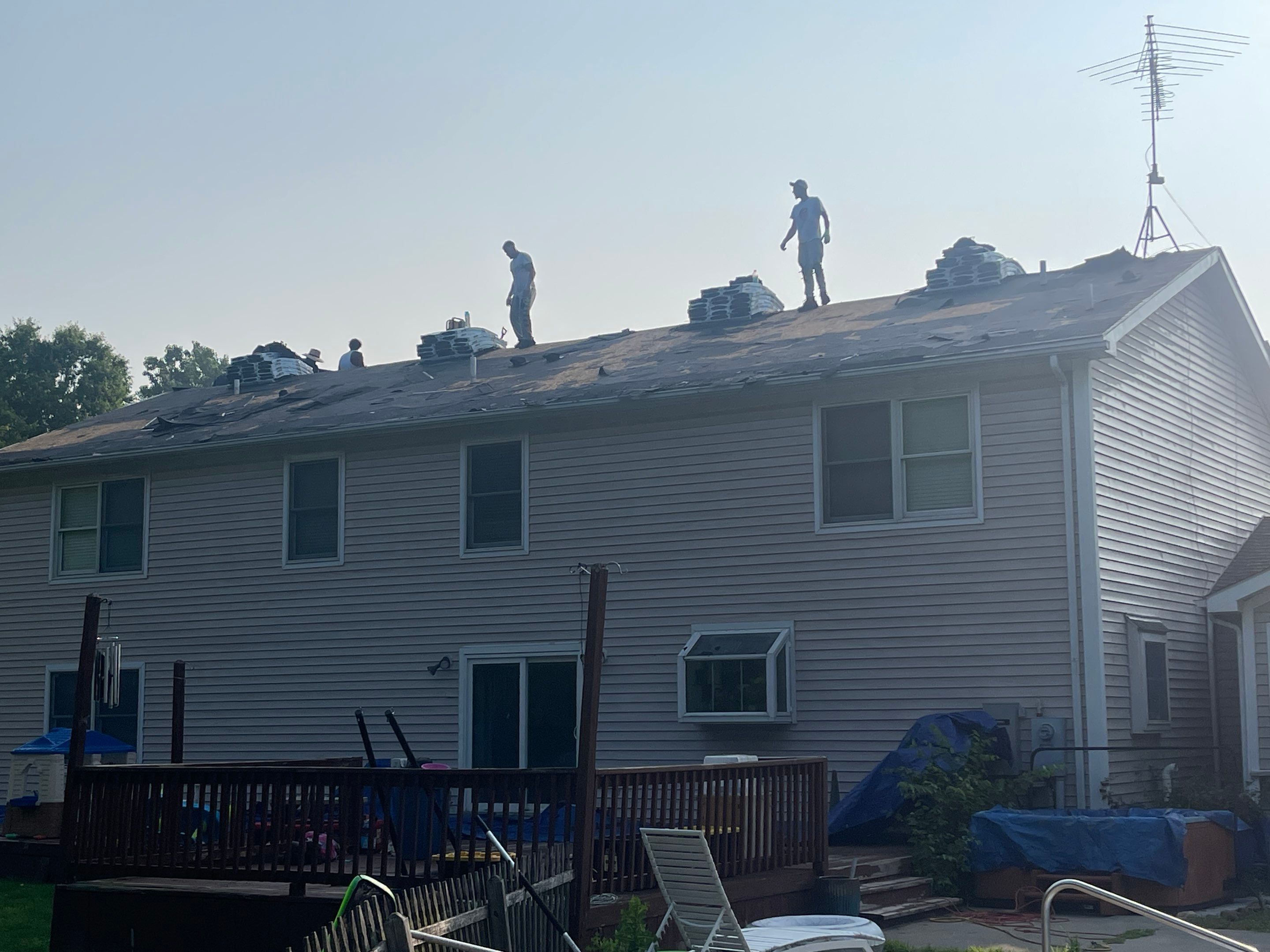 Residential Roofing Installation using IKO DYNASTY - Granite Black by JNR Roofing LLC
