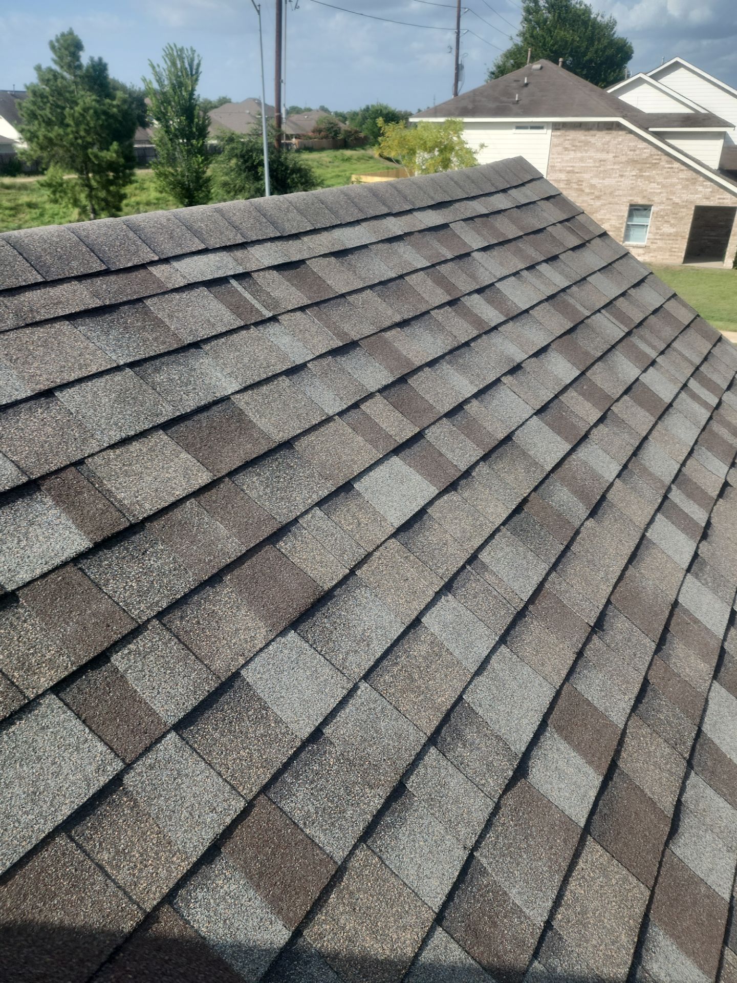 Residential Roofing Installation using Owen's Corning Duration (Lifetime) Shingles by Roof Repair Company