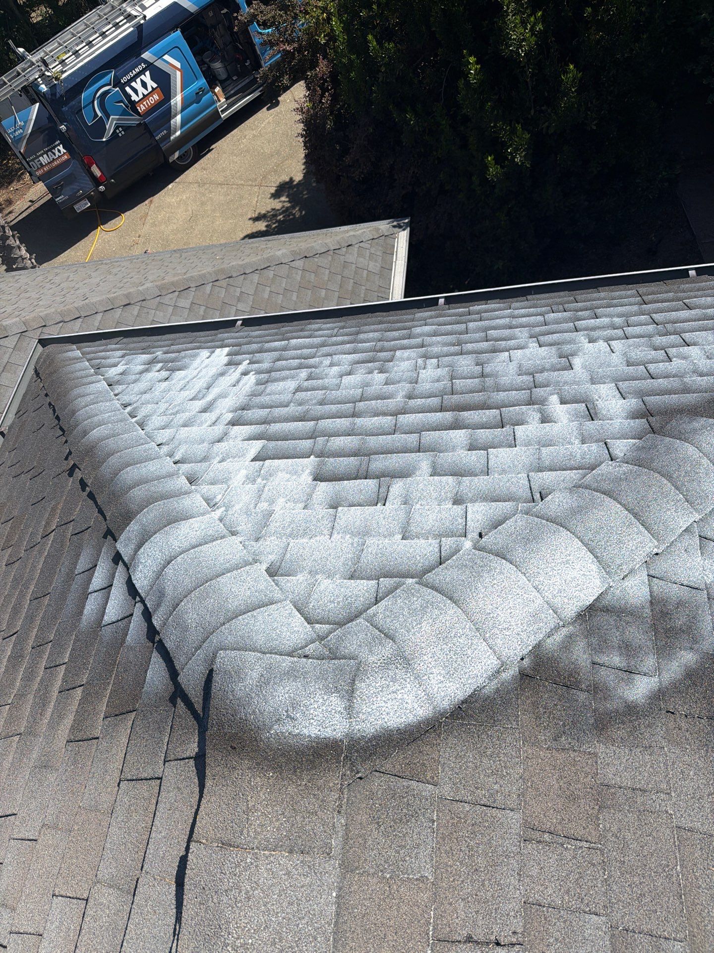 Roof Rejuvenation using Roof Maxx Treatment by Roof Maxx of Folsom