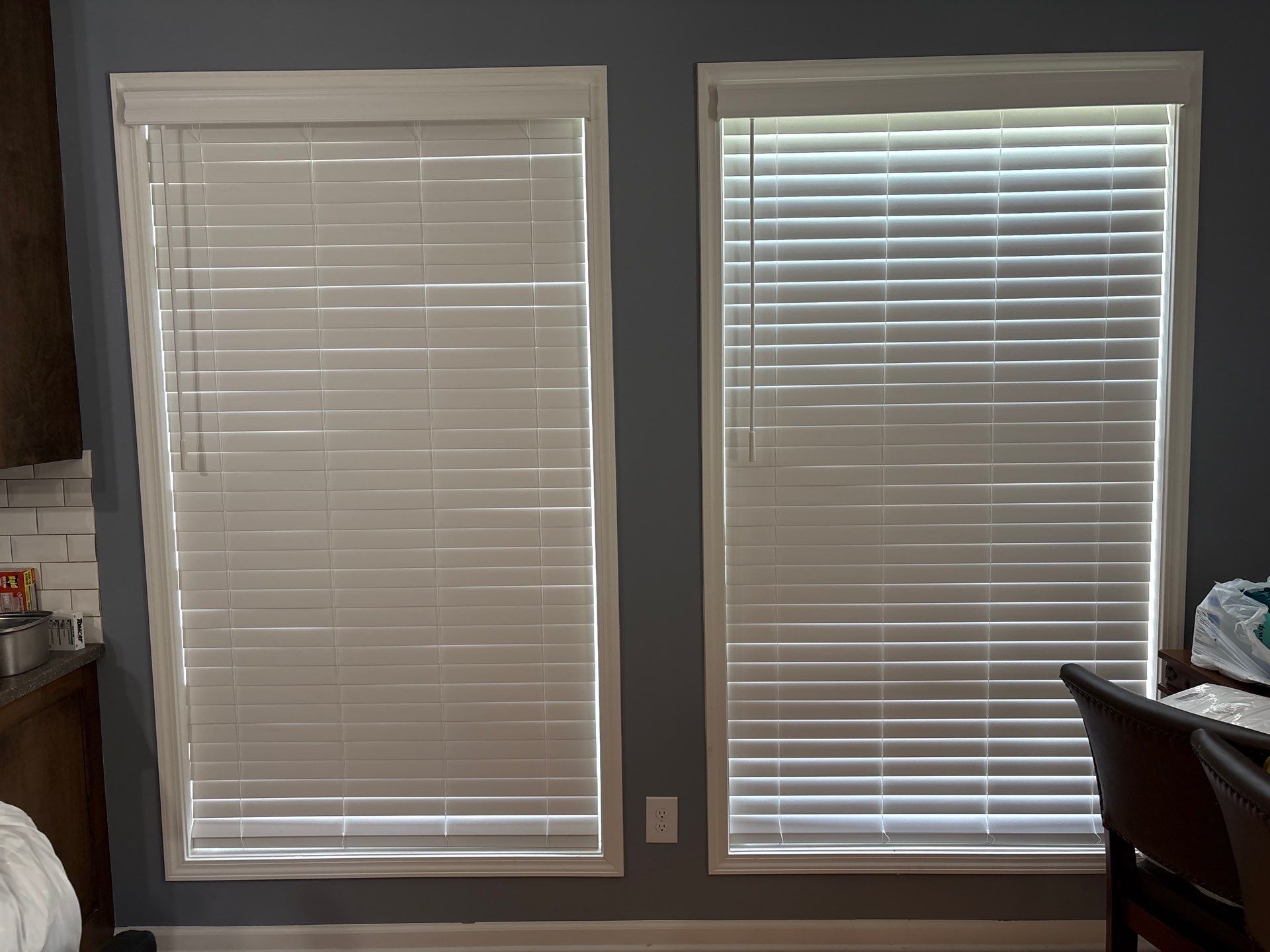 Whole Home Faux Wood Install by tracy.hickman@budgetblinds.com