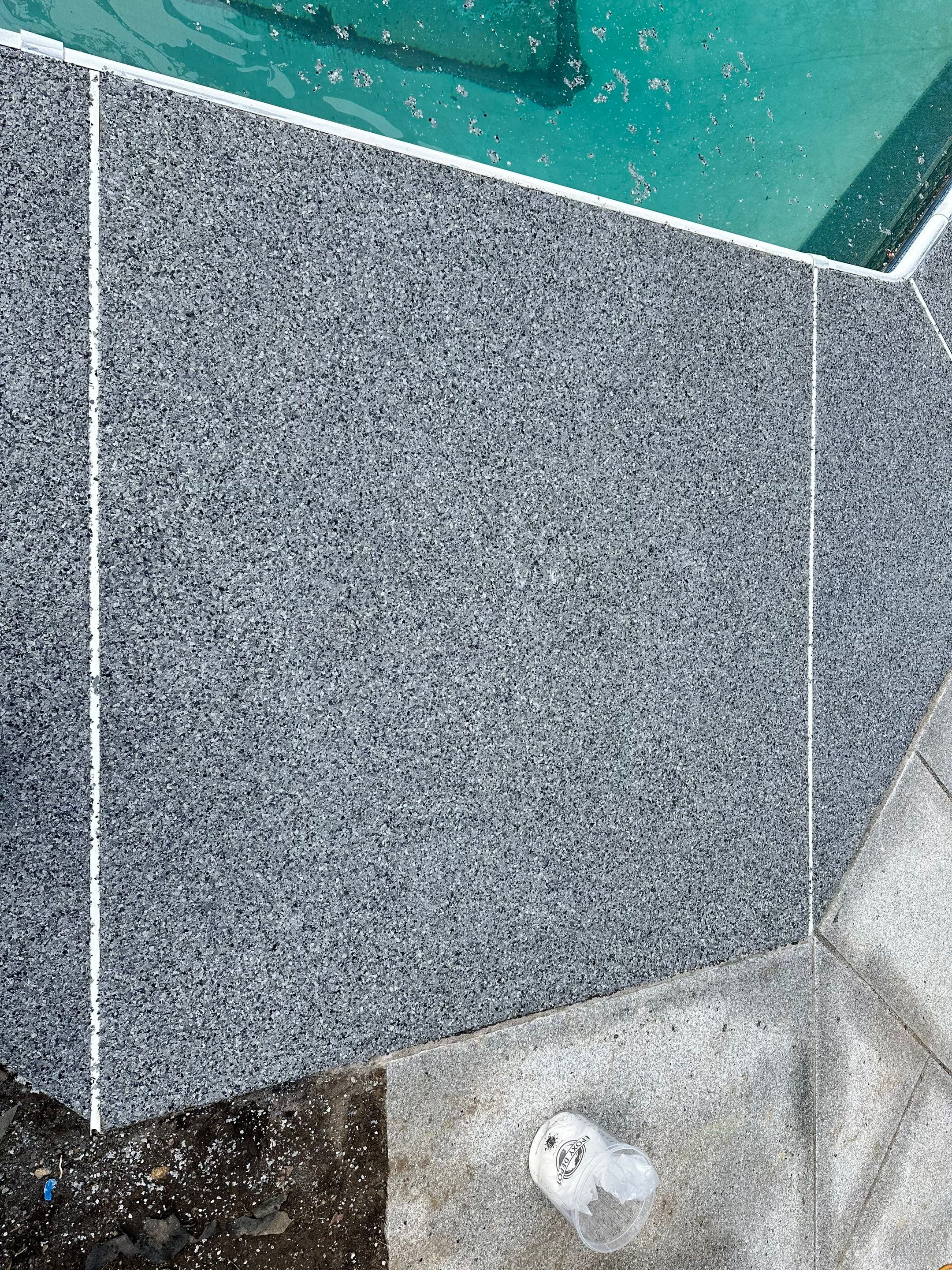 Poolside Concrete Floor Coating by DiGiorgi Roofing and Siding Inc