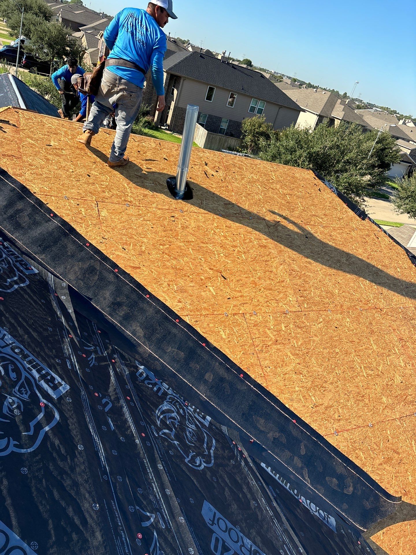 Residential Roofing Installation using Owen's Corning Duration (Lifetime) Shingles by Roof Repair Company