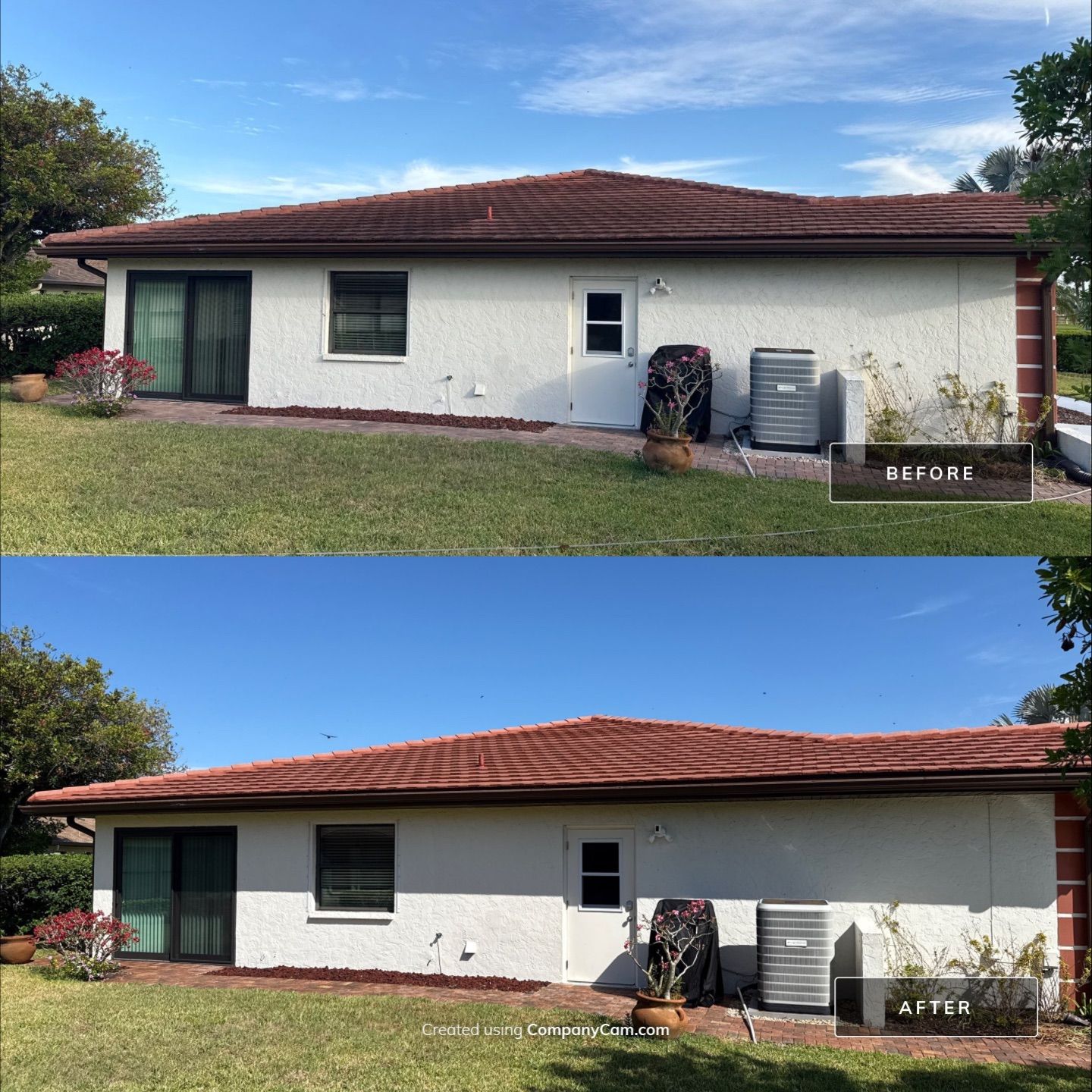 Tile Roof Cleaning & House Wash in Vivienda I – Bradenton, FL by Sunshine AquaWash