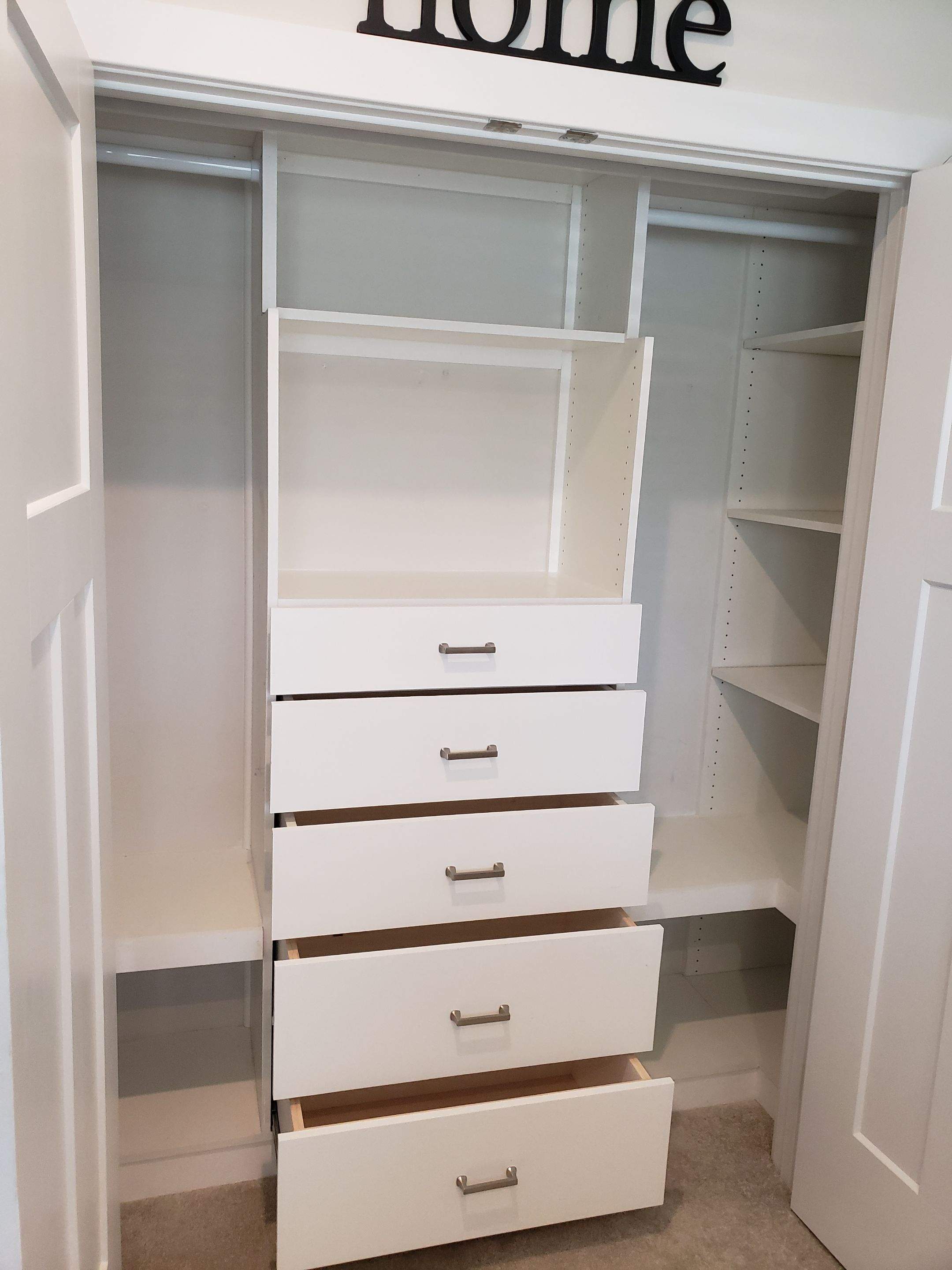 Custom Closet Build Out by A Step Above Handy LLC 