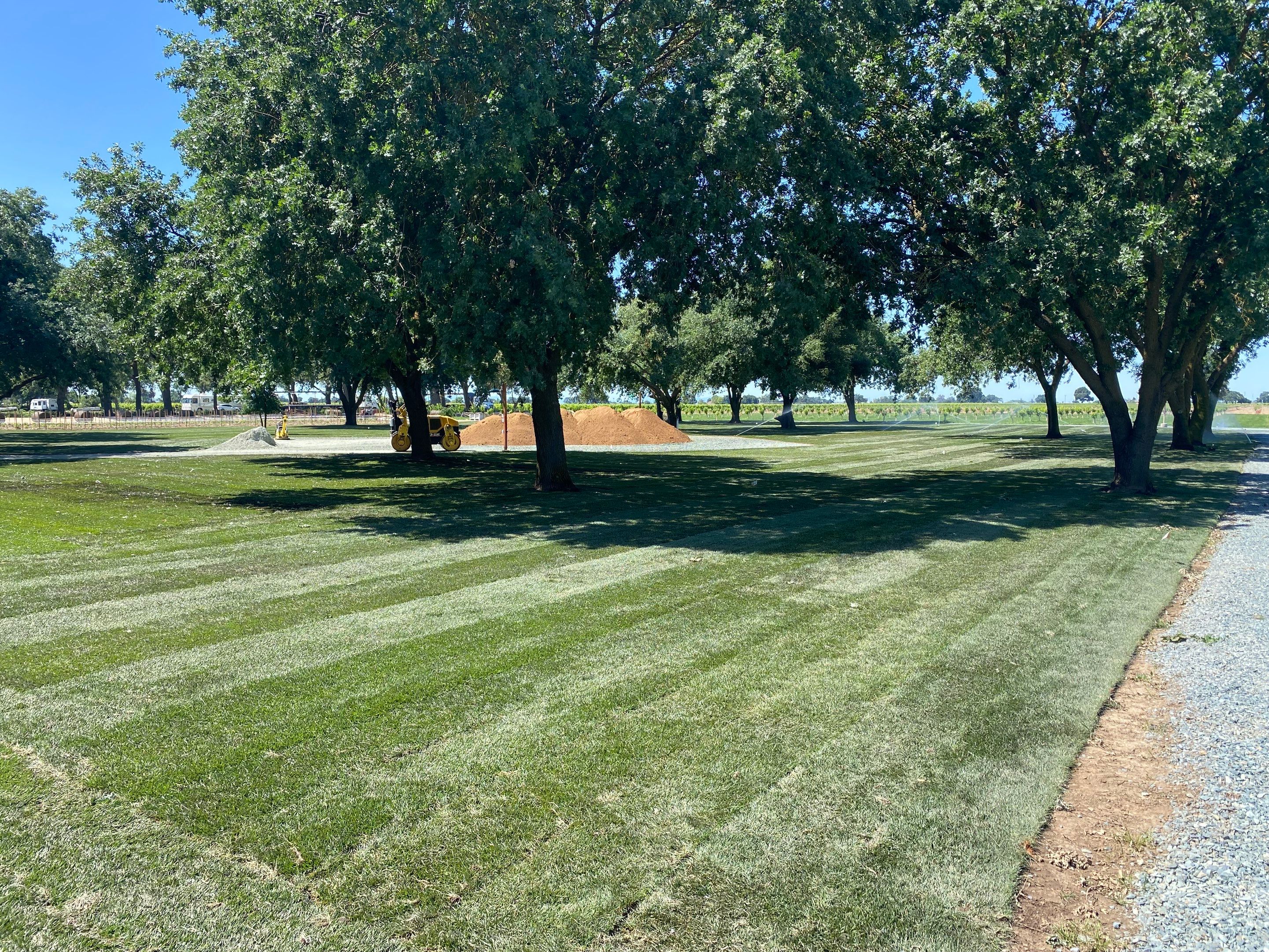 Project in Lodi by A - G Sod Farms