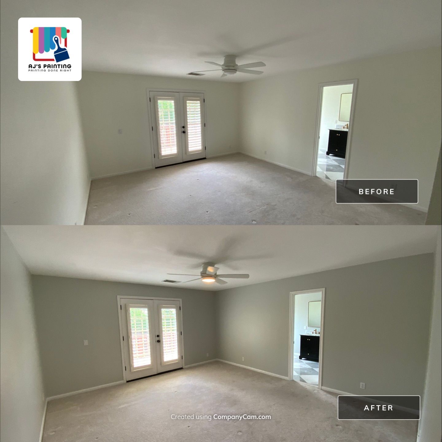 Interior repaint in Bee Cave by AJ’s Painting