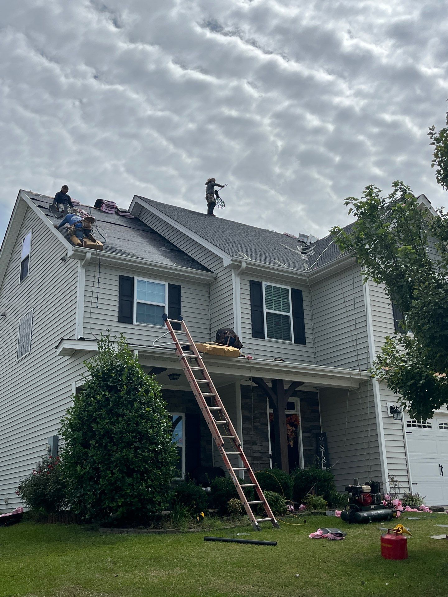 Residential Roofing Installation using Owens Corning by Karcher Roofing & Construction