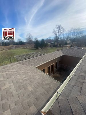 Residential Roofing Installation using Malarkey Vista AR Shingles (Weathered Wood Plus)