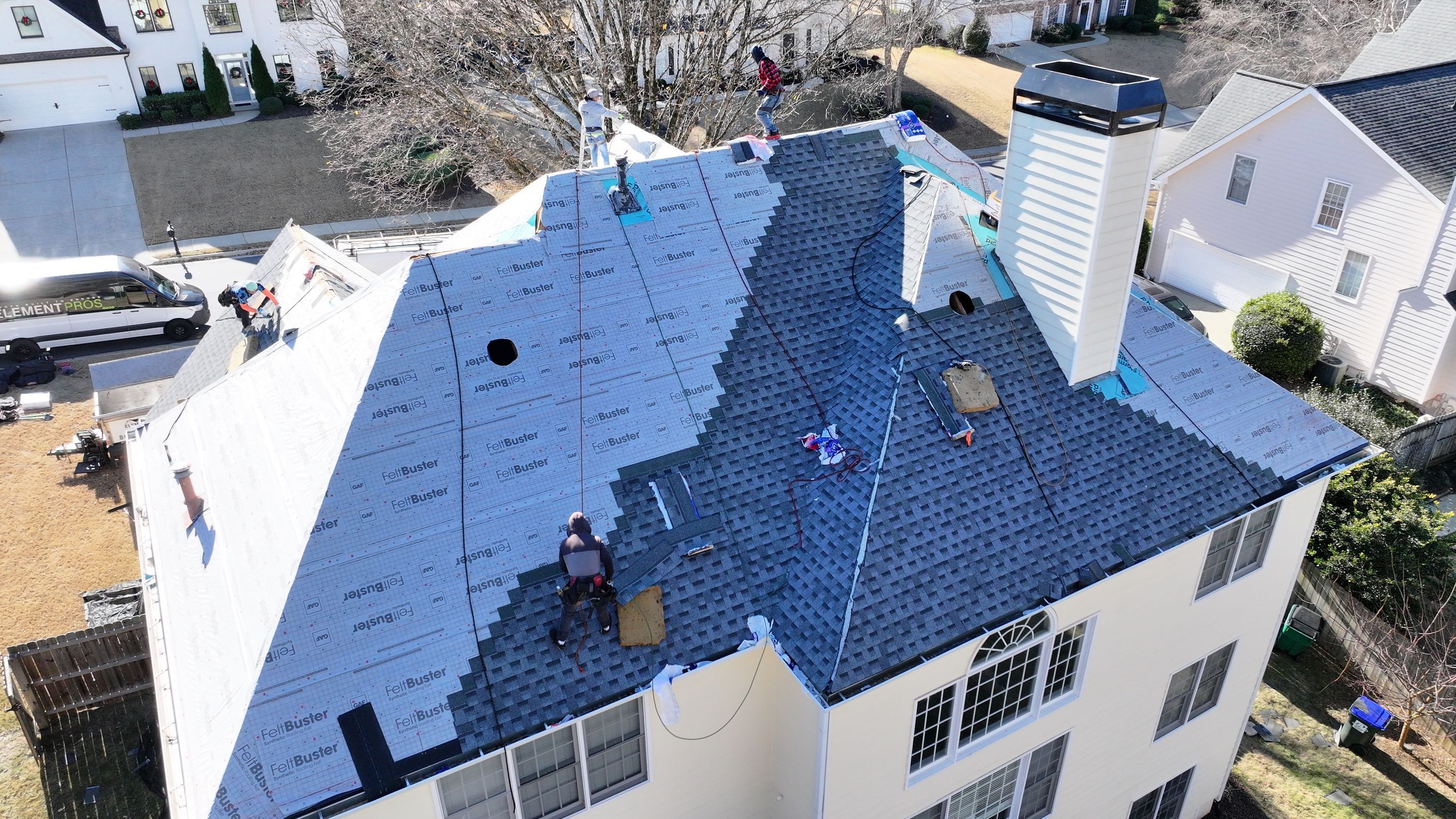 GAF Timberline HDZ in Pewter Grey by Element Pros Roofing, LLC