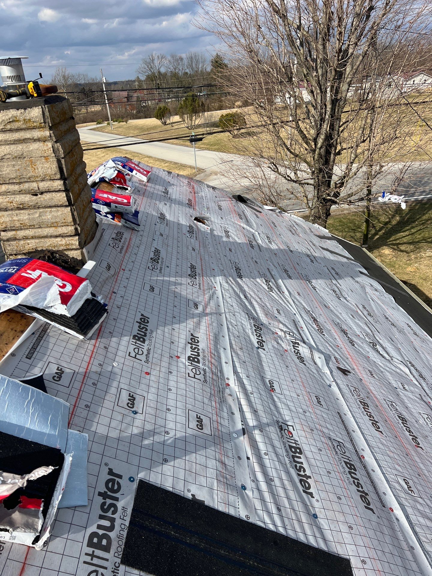 Residential Roofing Installation using Timberline HDZ Shingles - Charcoal by RoofX 