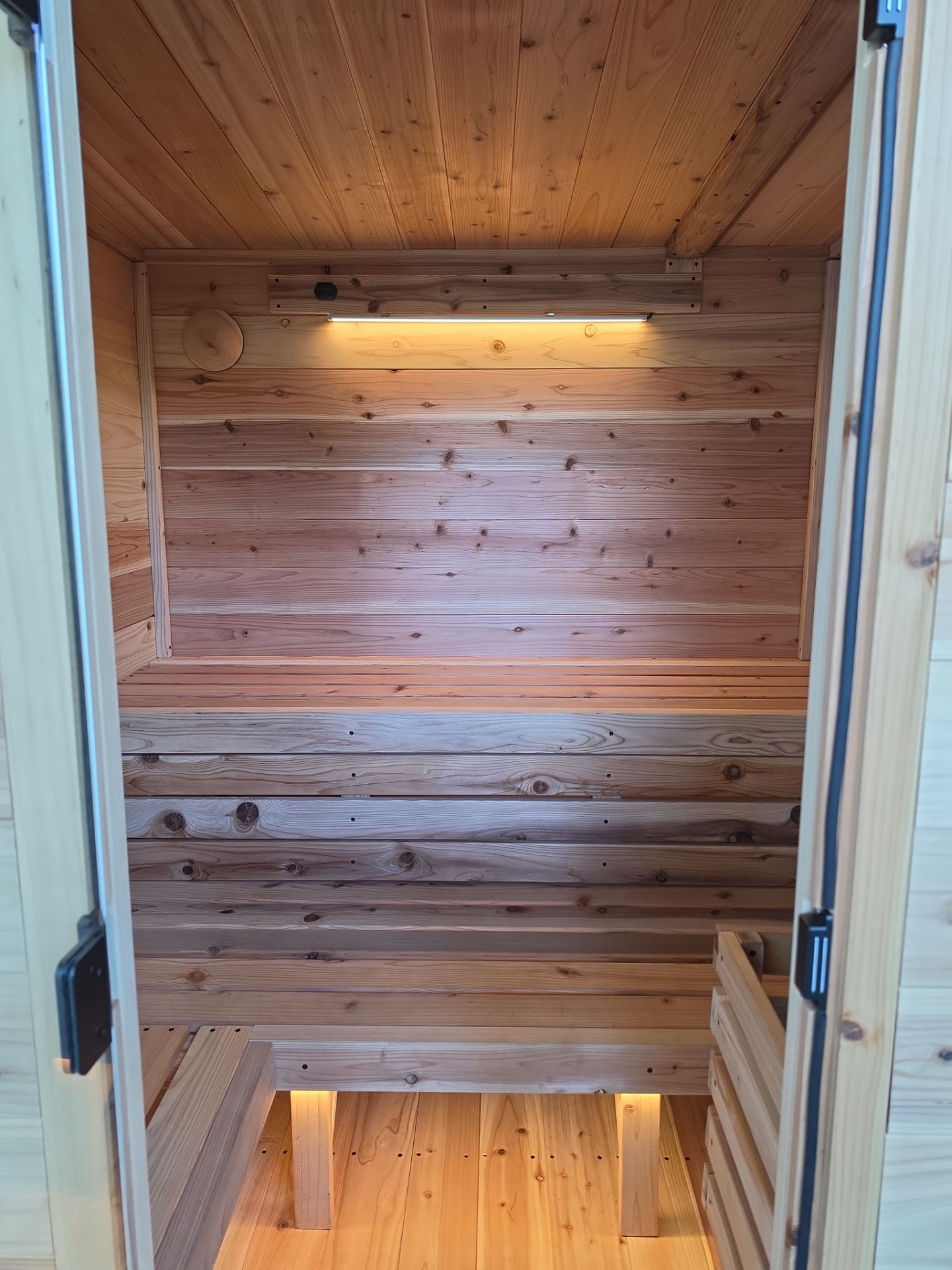 Outdoor Cabin Sauna Installation and Electrical Service in Seabrook