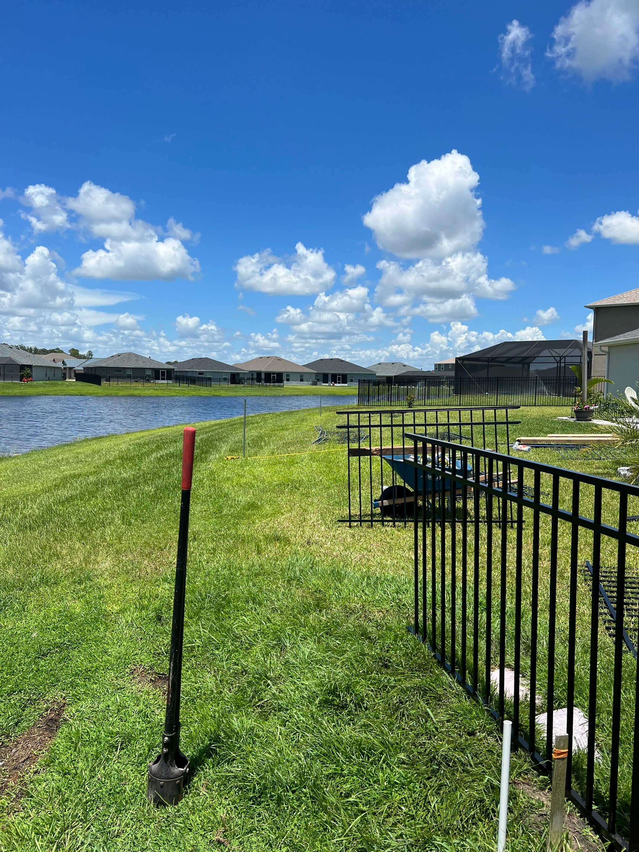 Parrish, FL 4ft. Tall 3-Rail Black Aluminum Fence by Asap fence and gates, LLC