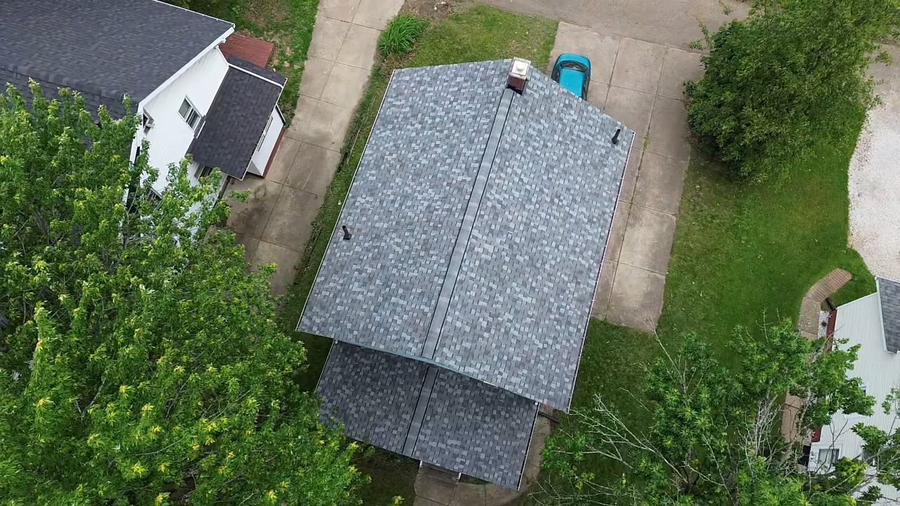 Atlas Pinnacle, Color, Coastal Granite, Drip Edge, Color, Black by Eagle Eye Roofing