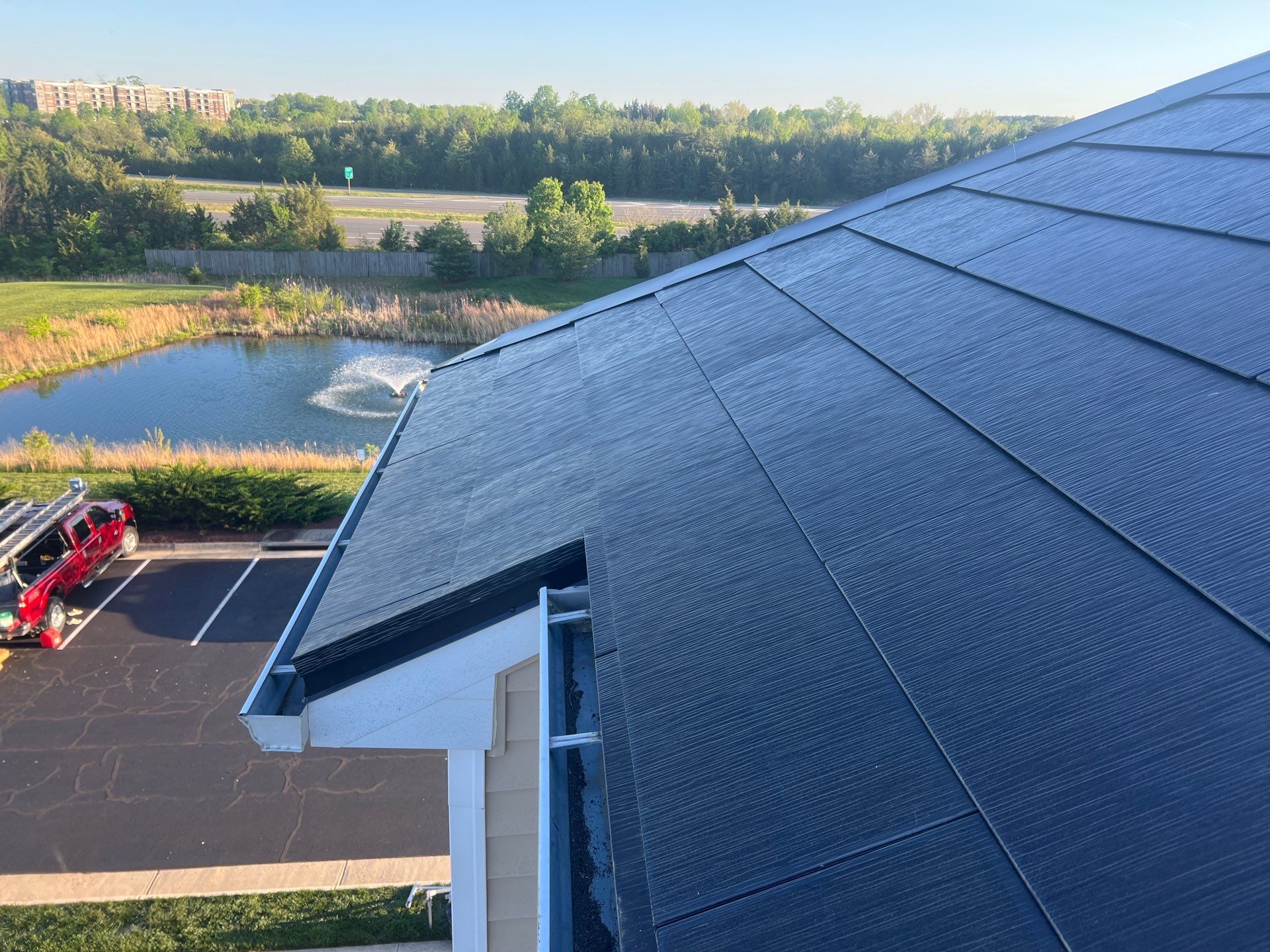 Tesla Solar Roof in Ashburn by American Home Contractors