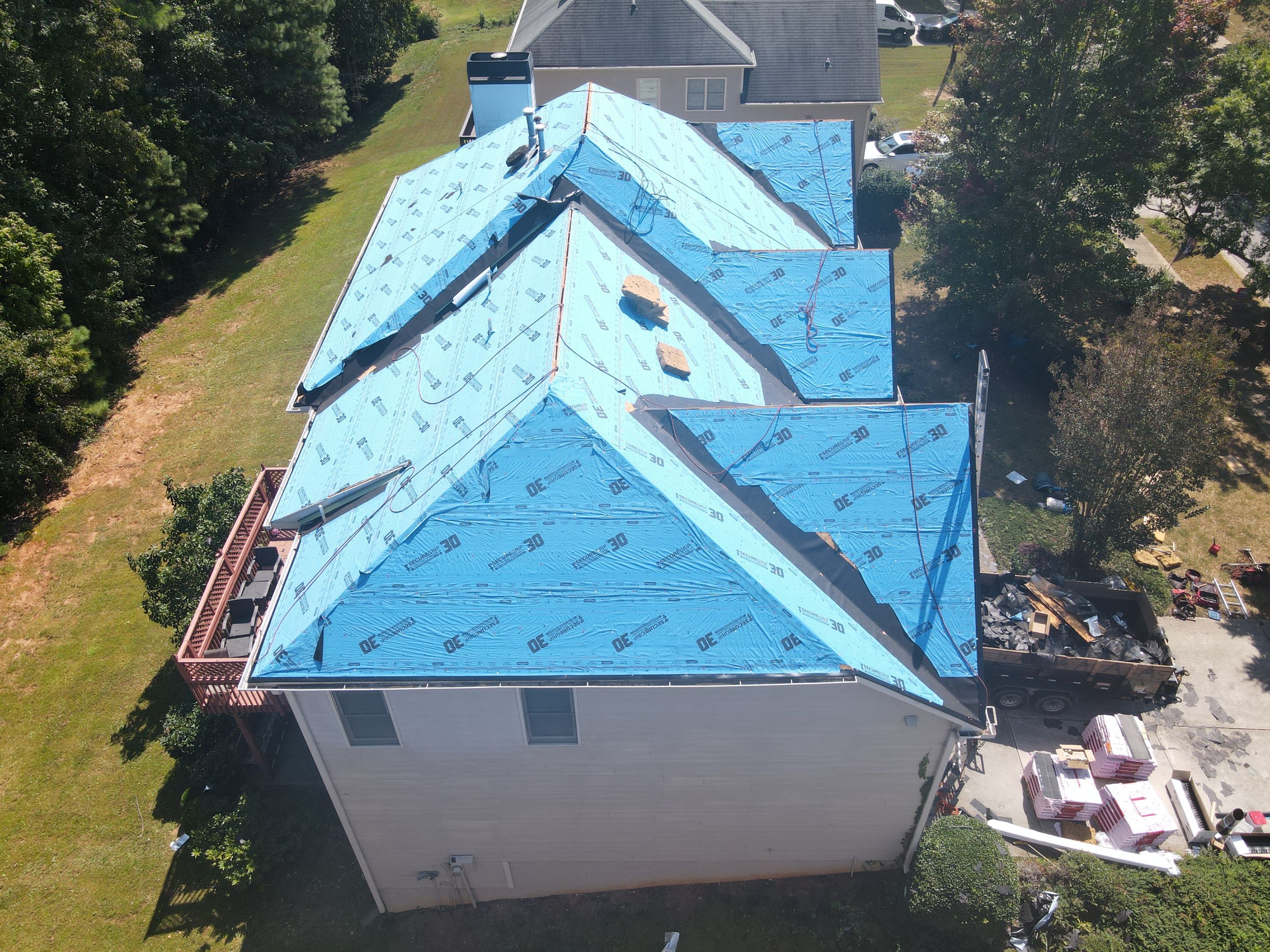 Residential Roofing Installation using Owens Corning by Inspector Roofing and Restoration