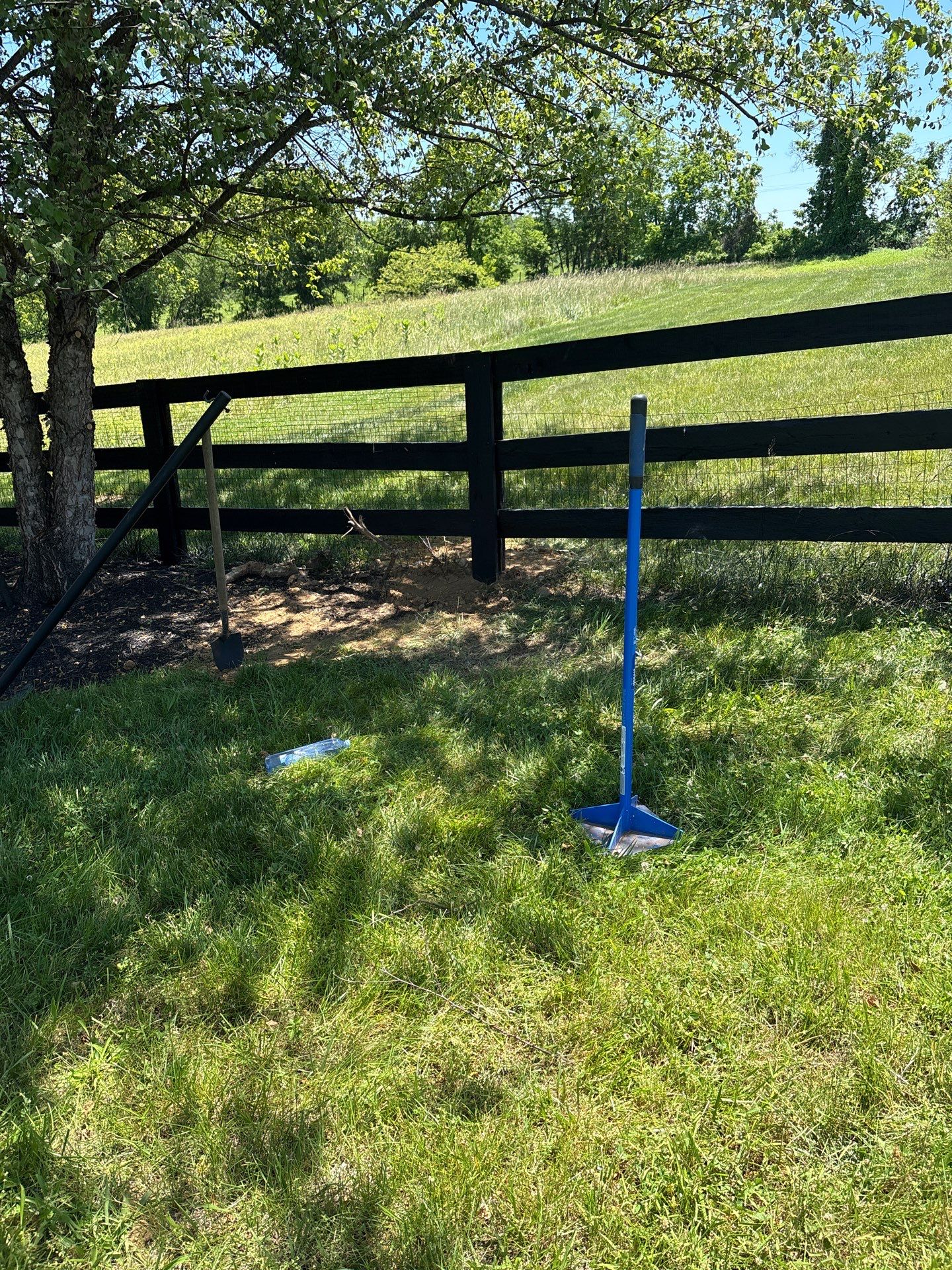 Fence repair project in Purceville, Va by Contracting Bros Llc