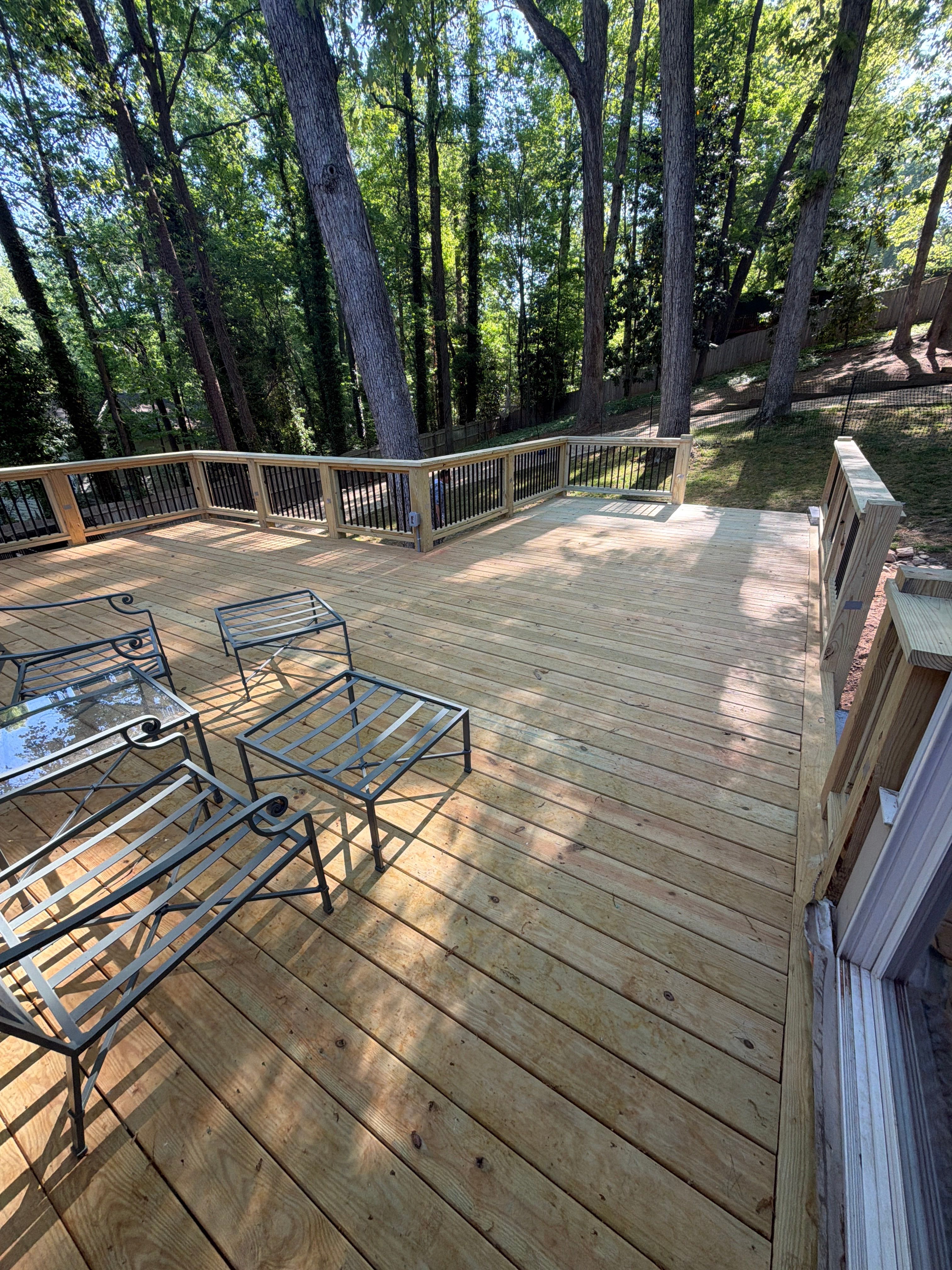 New Deck Construction & Site Improvements by Billy Weatherspoon Contractor