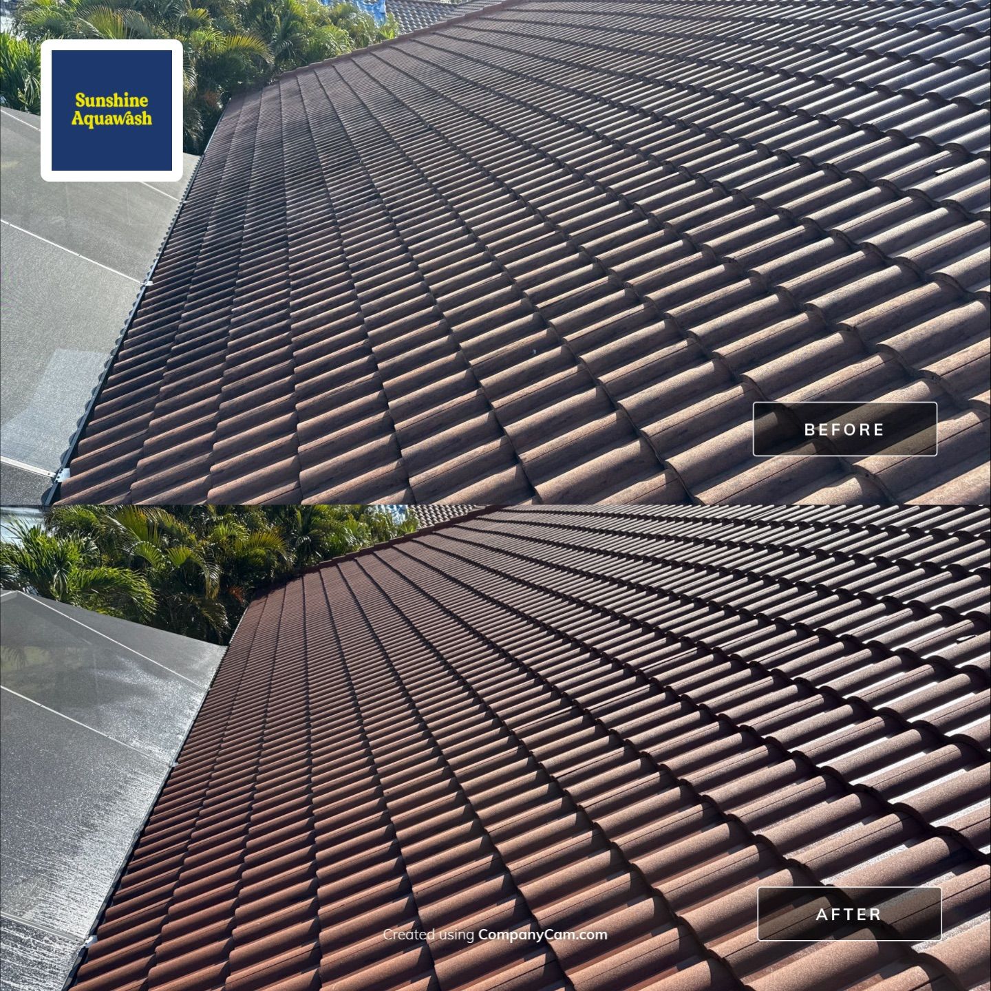 Roof Cleaning & Gutter Brightening | The Inlets Community | Manatee River | Bradenton, FL by Sunshine AquaWash