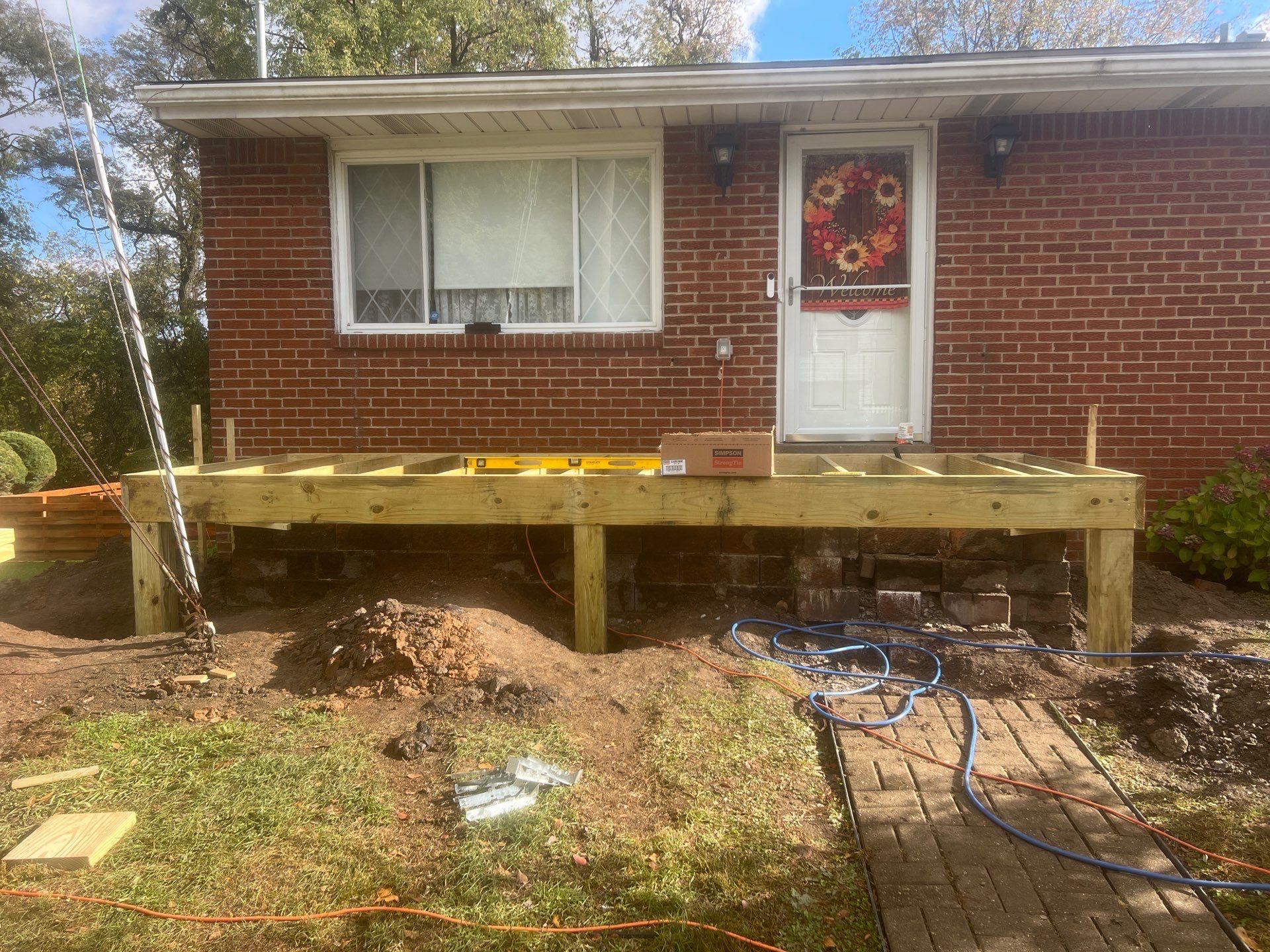 Deck and roof replacement  by Cousins Roofing Siding & Decks
