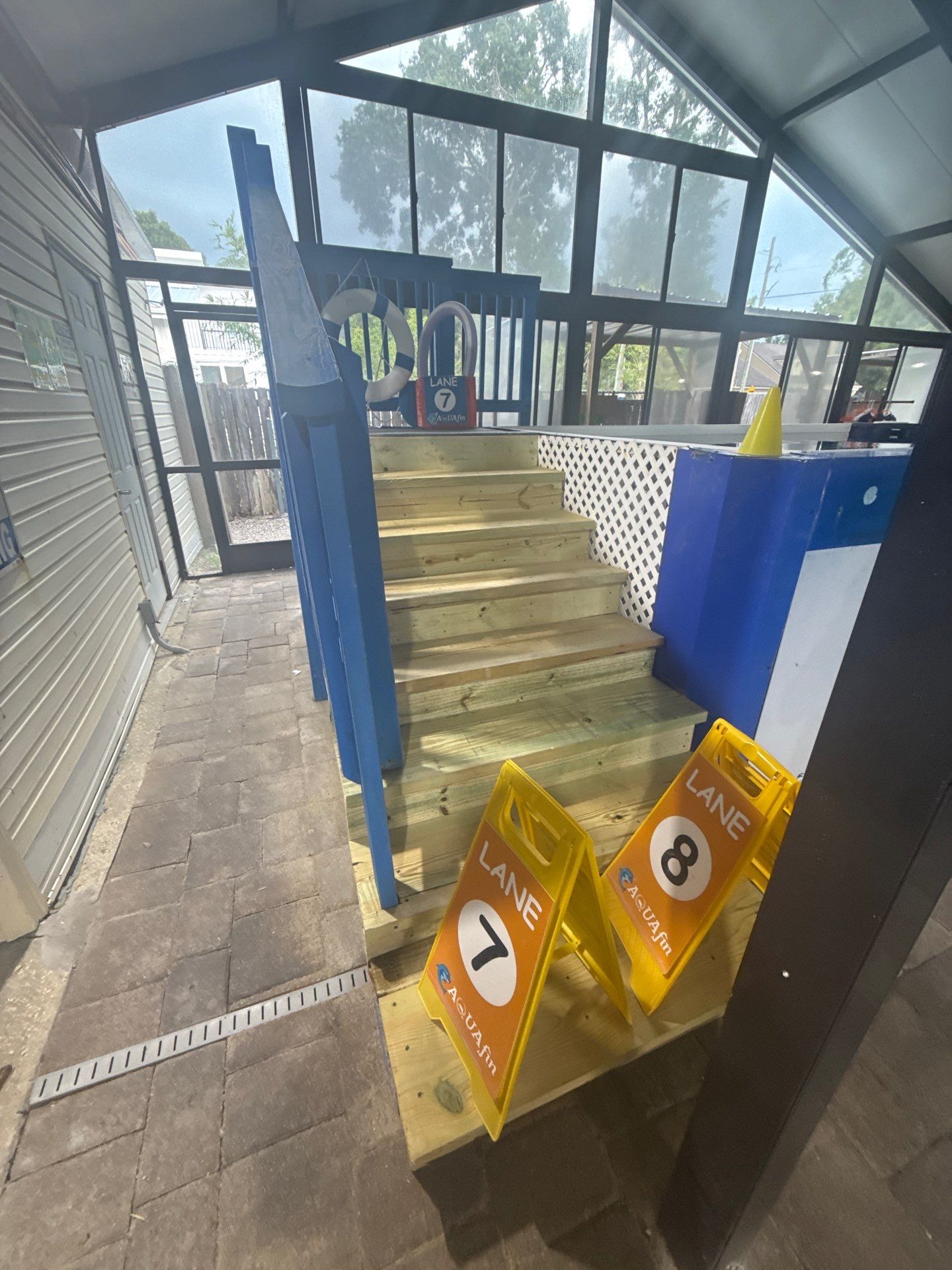 New Steps At The Swim School by Axtra Hand
