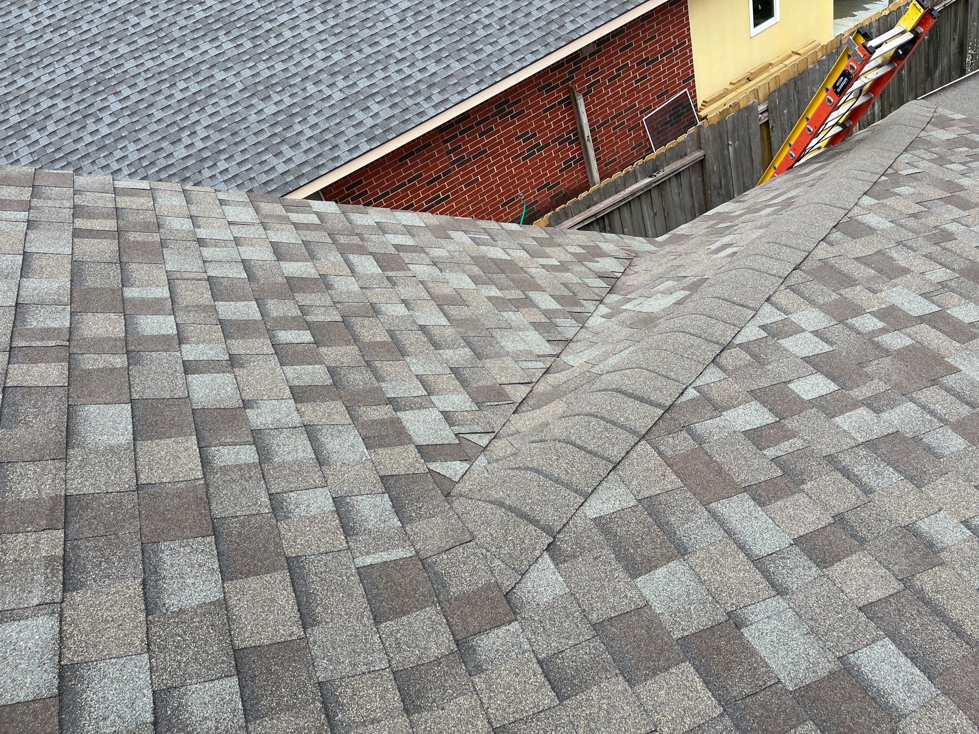 Residential Roofing Installation using Owen's Corning Duration (Lifetime) Shingles by Roof Repair Company