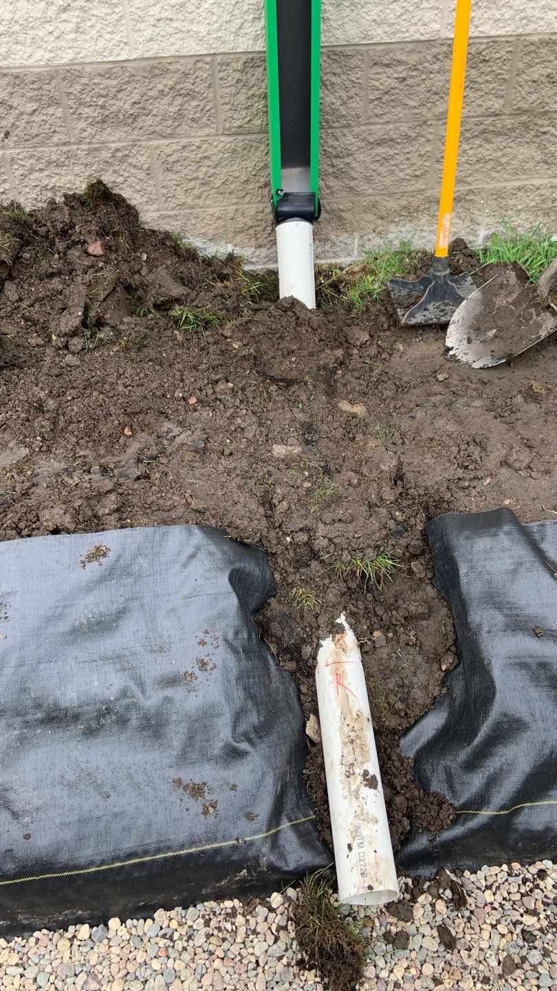 French Drain Installation – Fridley Dollar Tree by Waterproofing Northeast