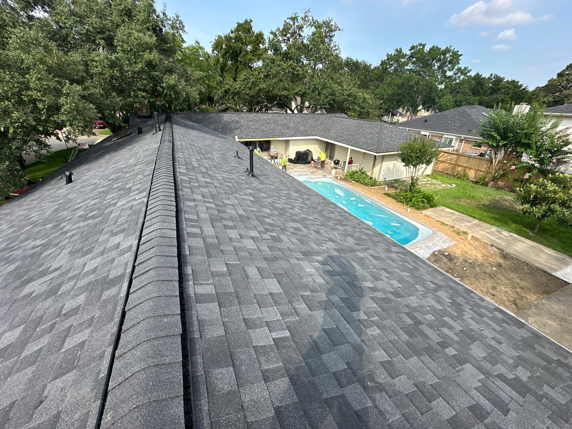 Project in Houston by Motion Roofing