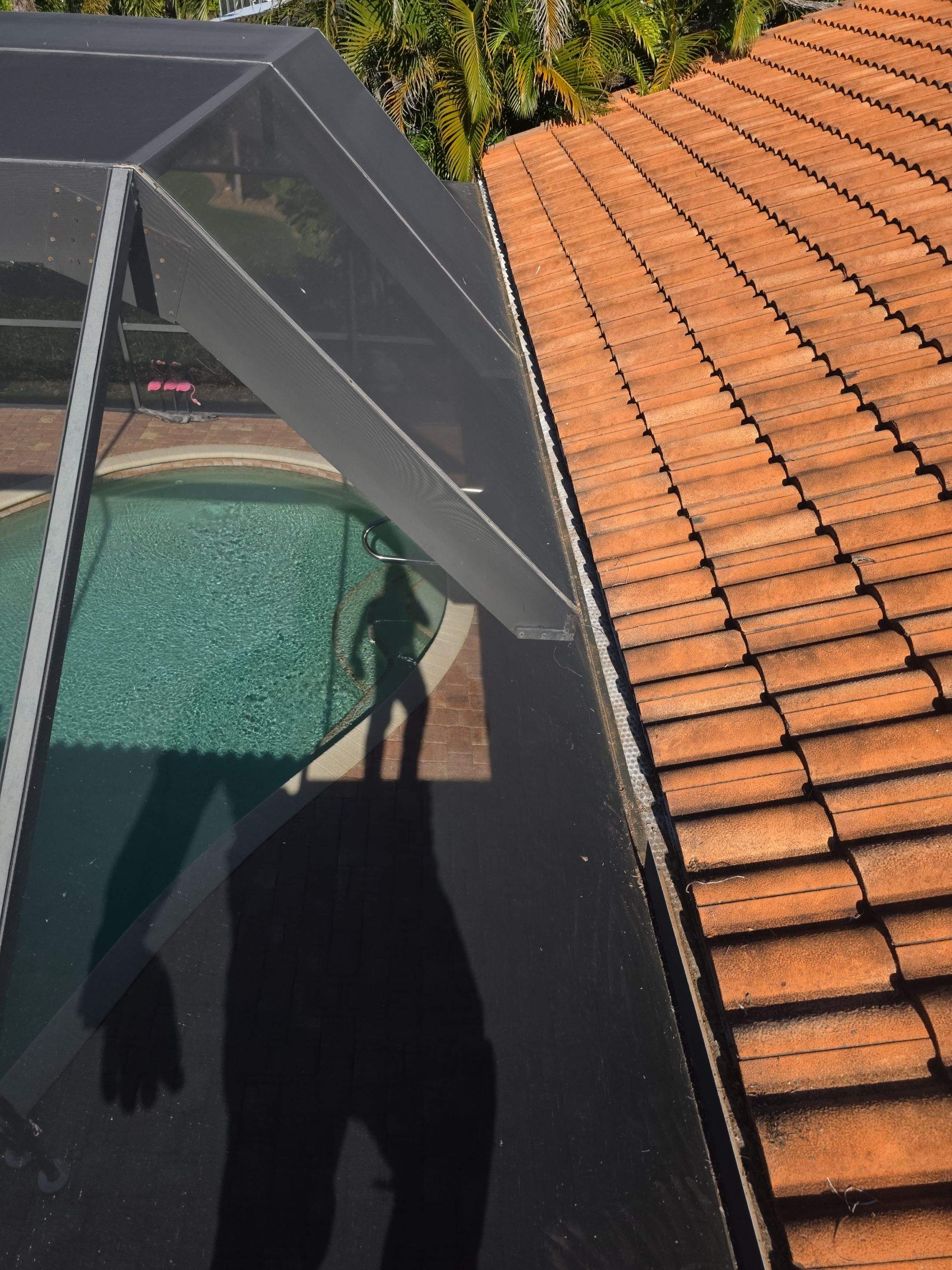 Punta Gorda gutter cleaning job, job done at residential location