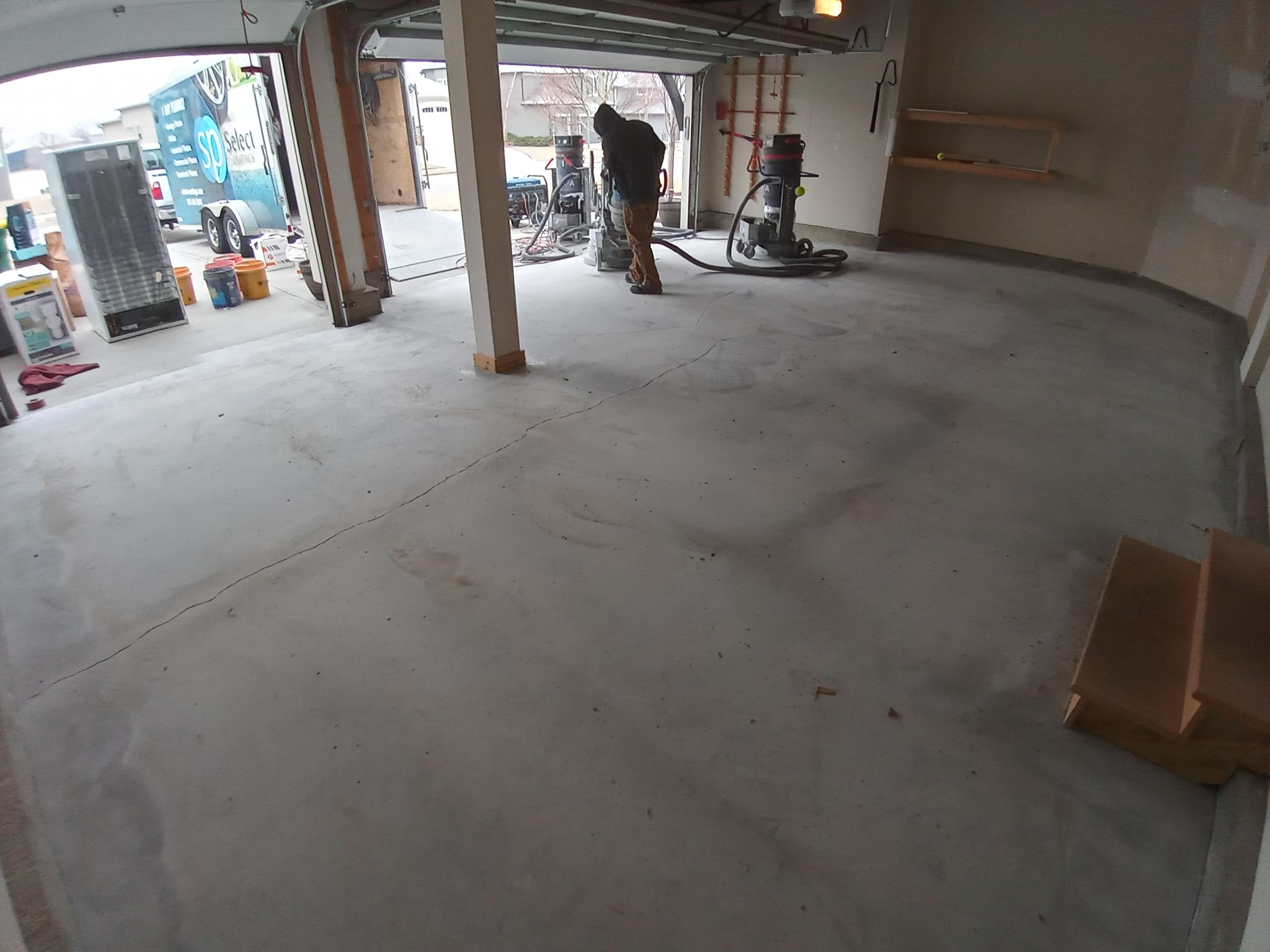 Garage using Silver Creek by Select Painting, Coatings & Garage Cabinets