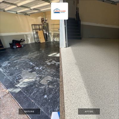 Garage Floor Coating using Shoreline