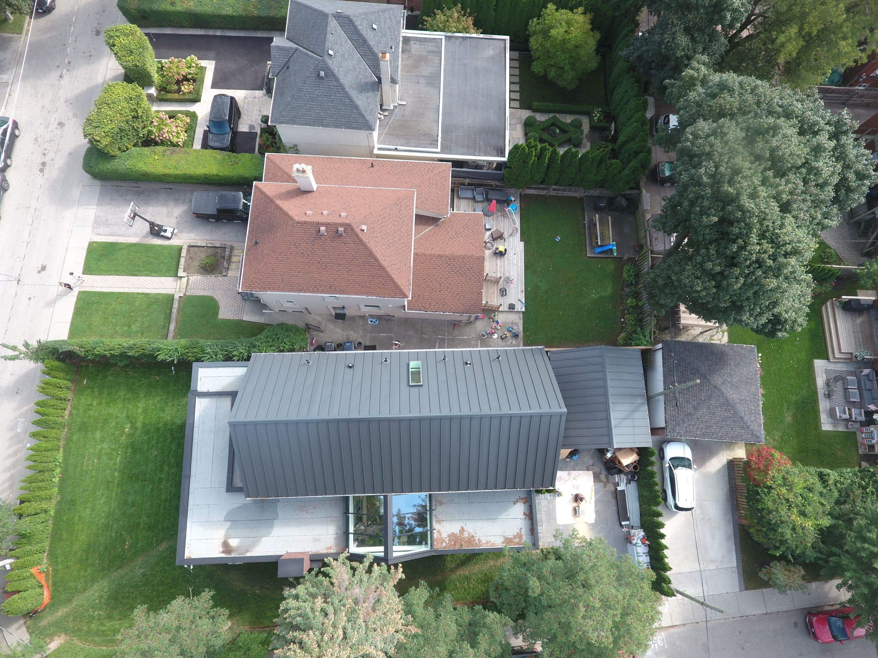 New Home Construction using 16" Standing Seam Panels by Jay Carter Roofing & Sheet Metal