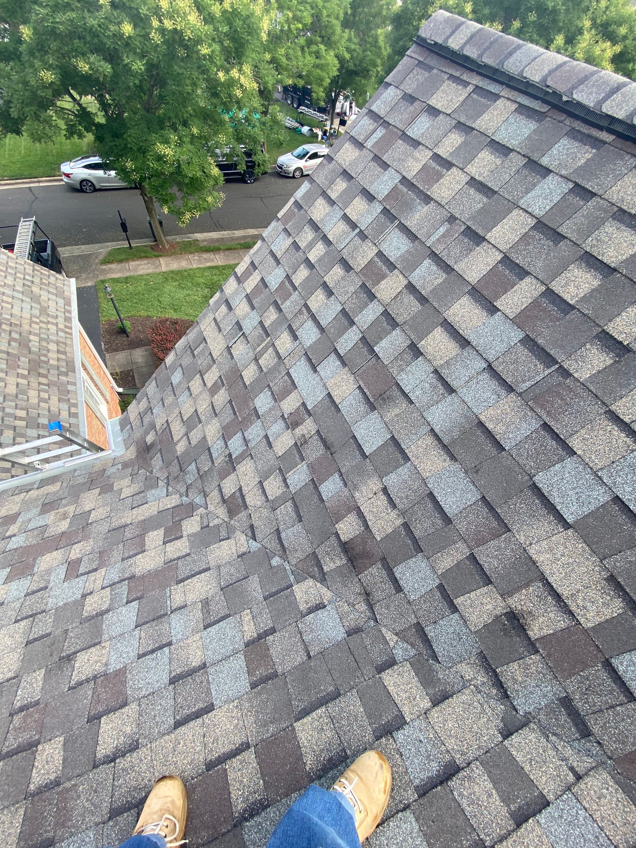 Haymarket: Roof Replacement with CertainTeed Landmark Pro Designer Shingles in Max Def Weathered Wood by RM Banning, Inc.