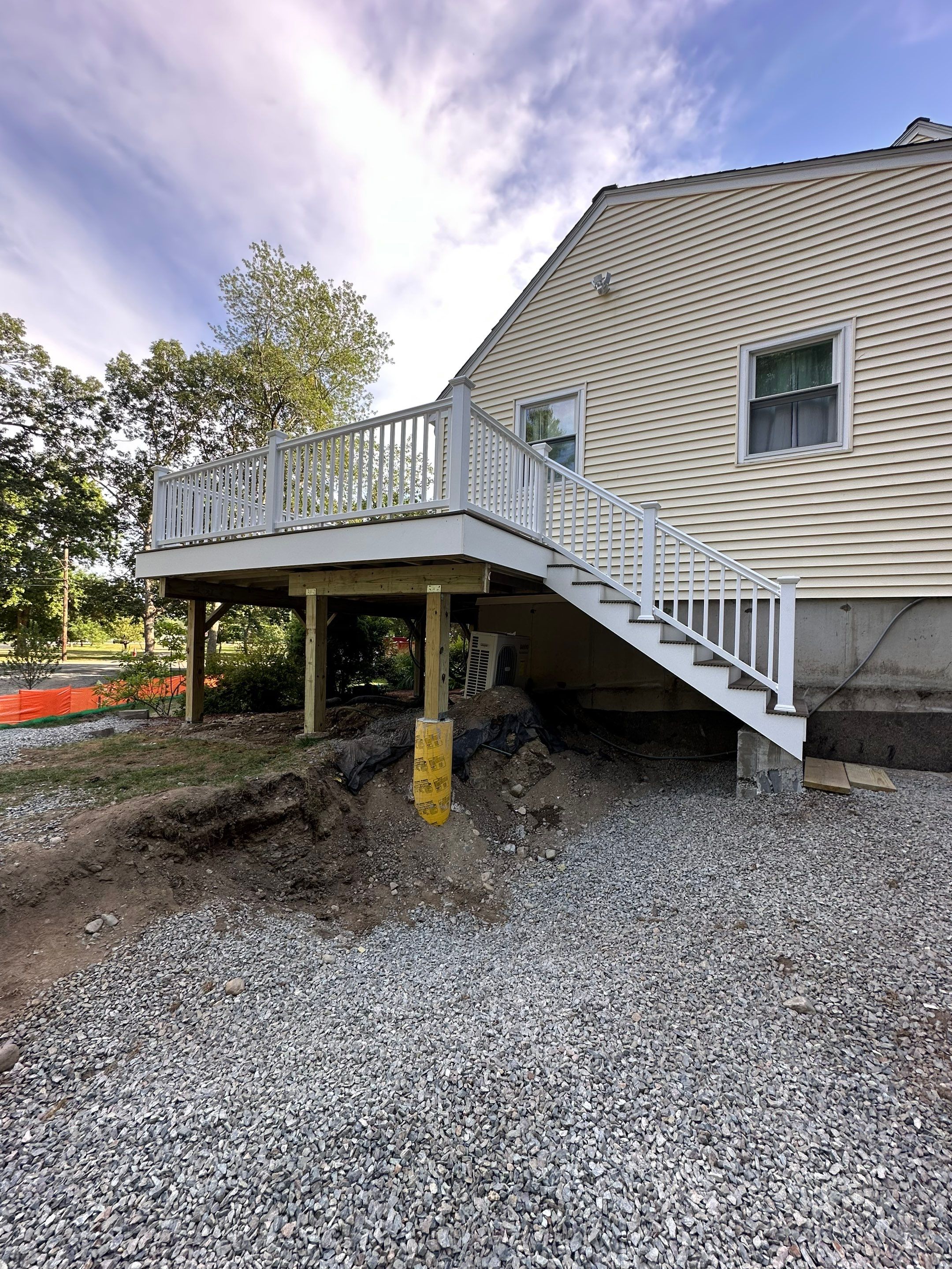 New Deck buit in Medfield MA by UBrothers Construction