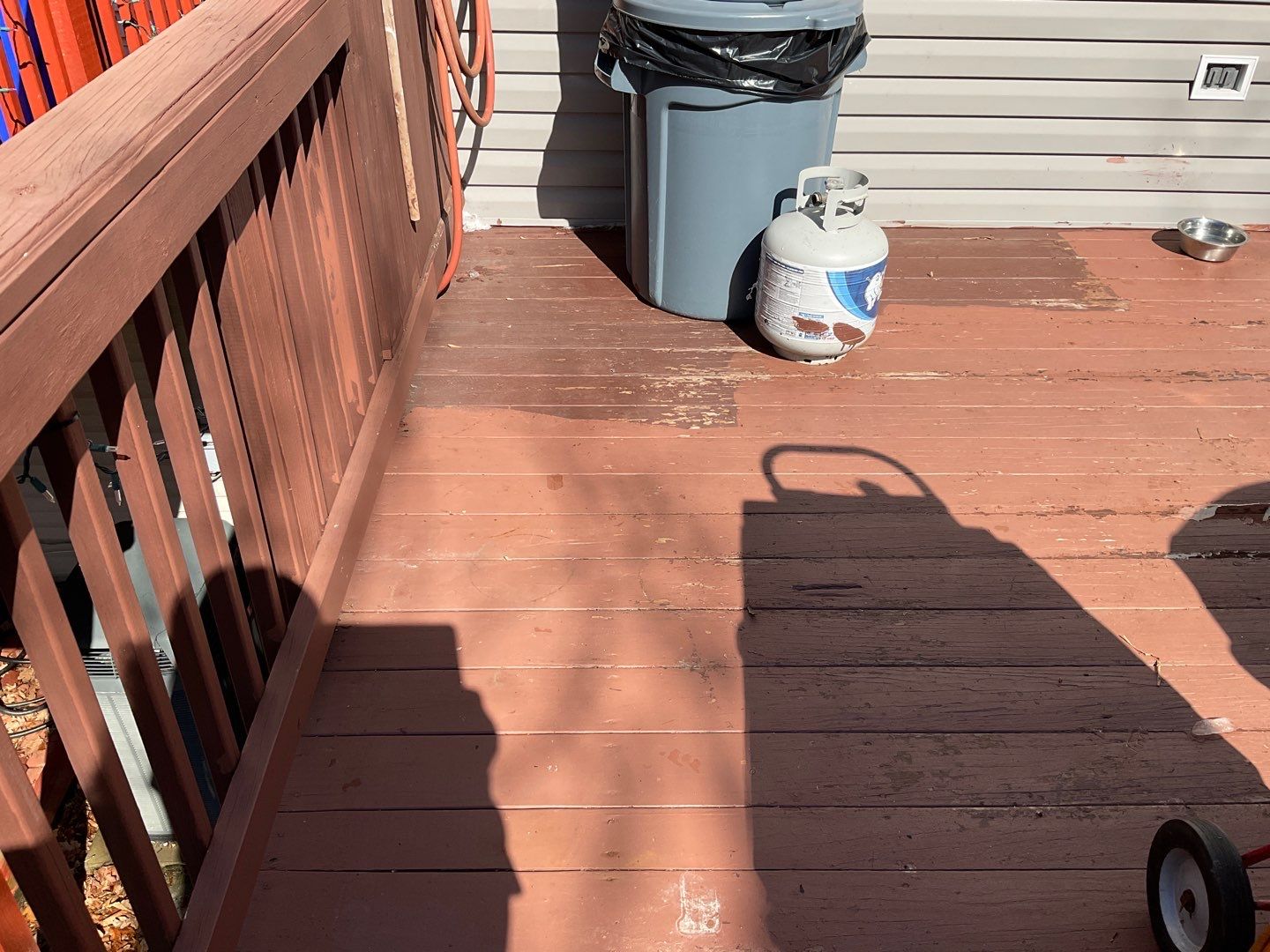 Deck Installation using New Composite Deck Board by Alpha Design Services