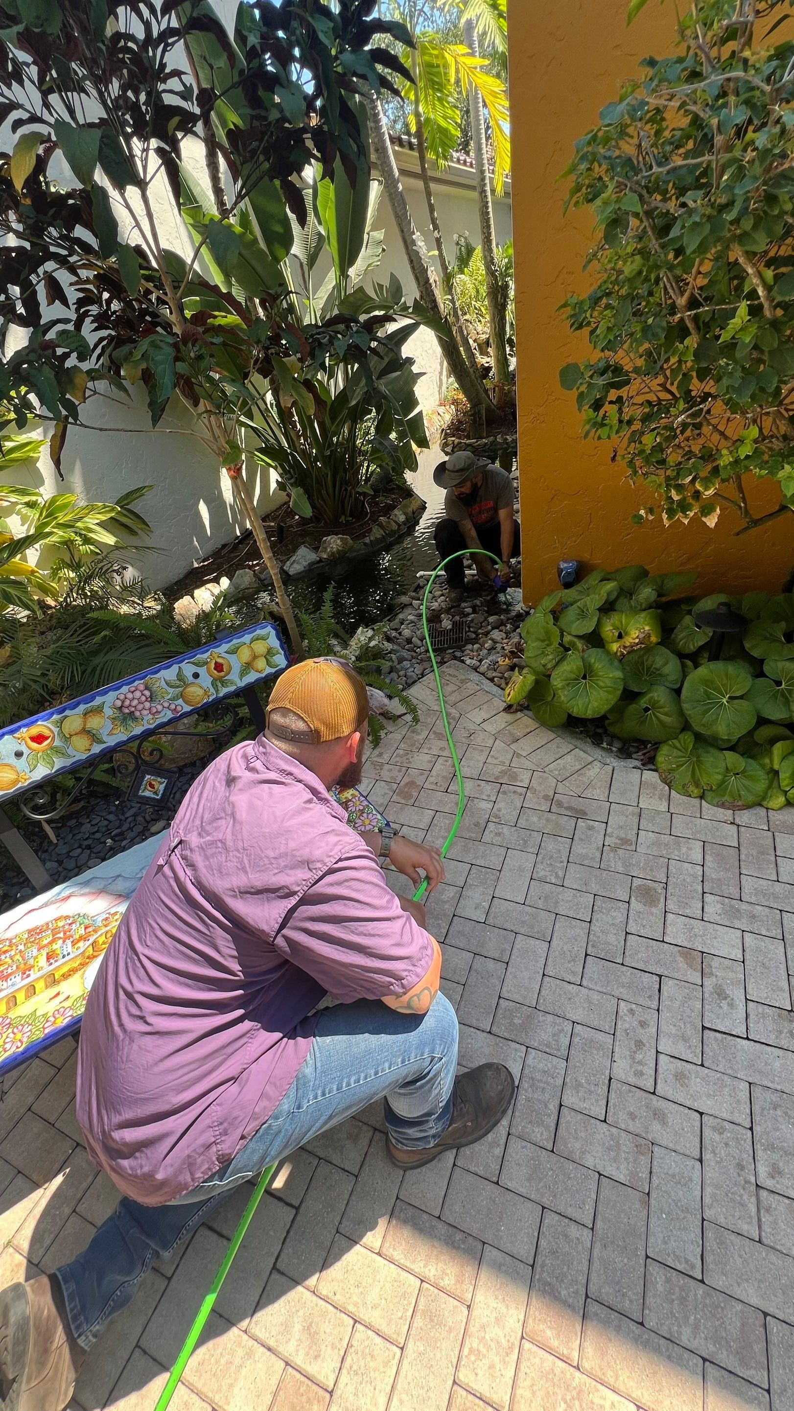 Residential Stormwater Gutter Drain System Maintenance by APS Power & Water