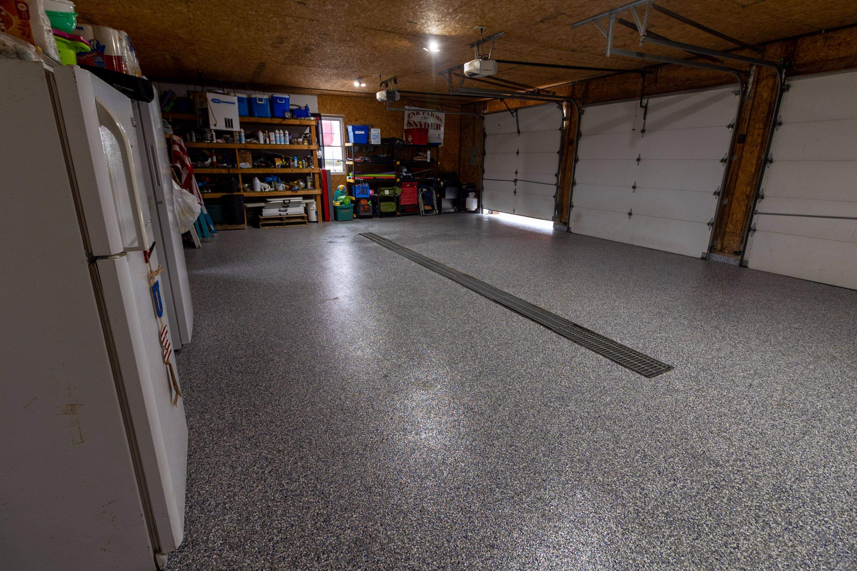 Garage Floor using Galaxy Blue by Your1DayFloor.com