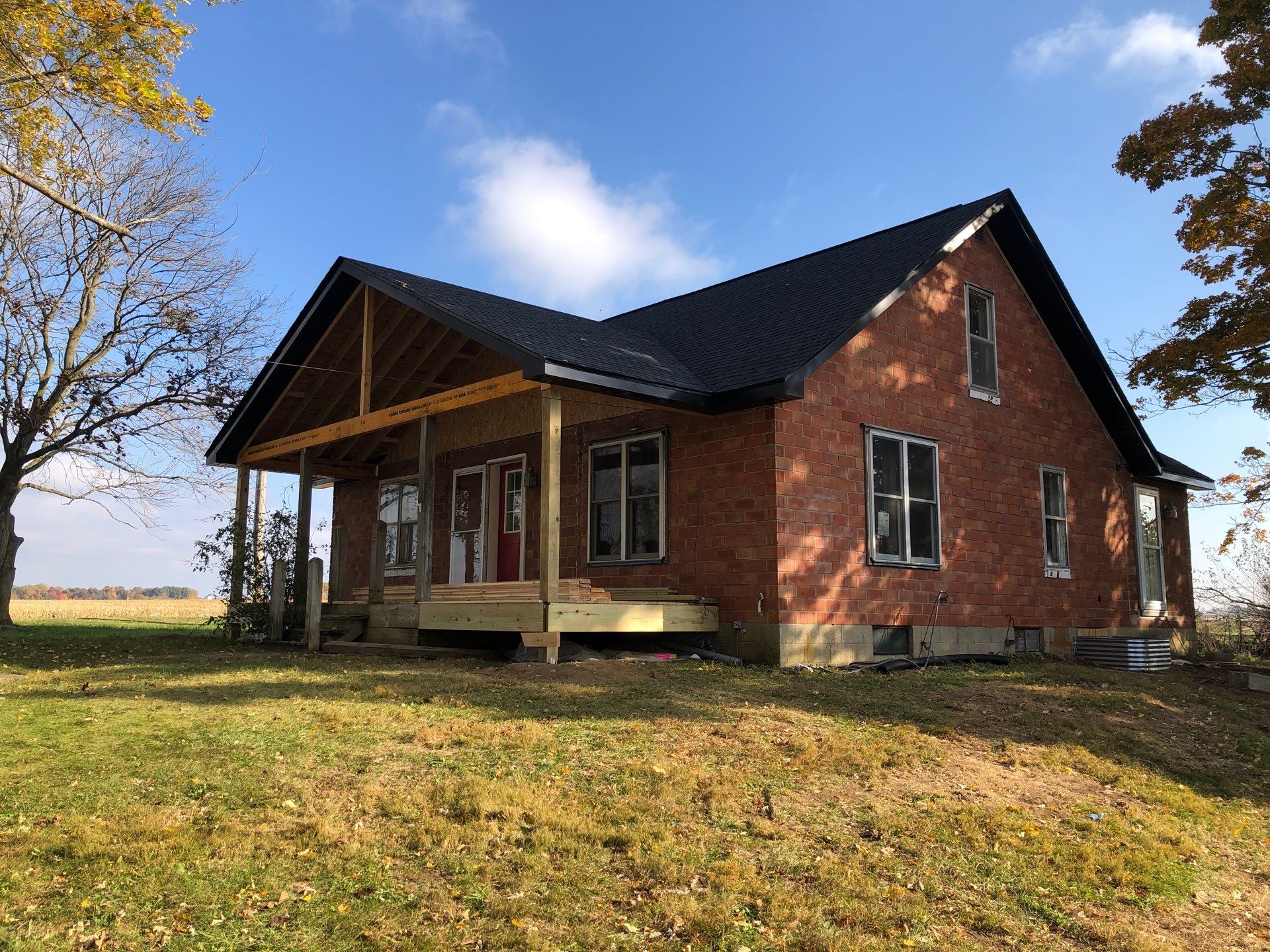Old Farmhouse Restoration by 317 Roofing & Restorations