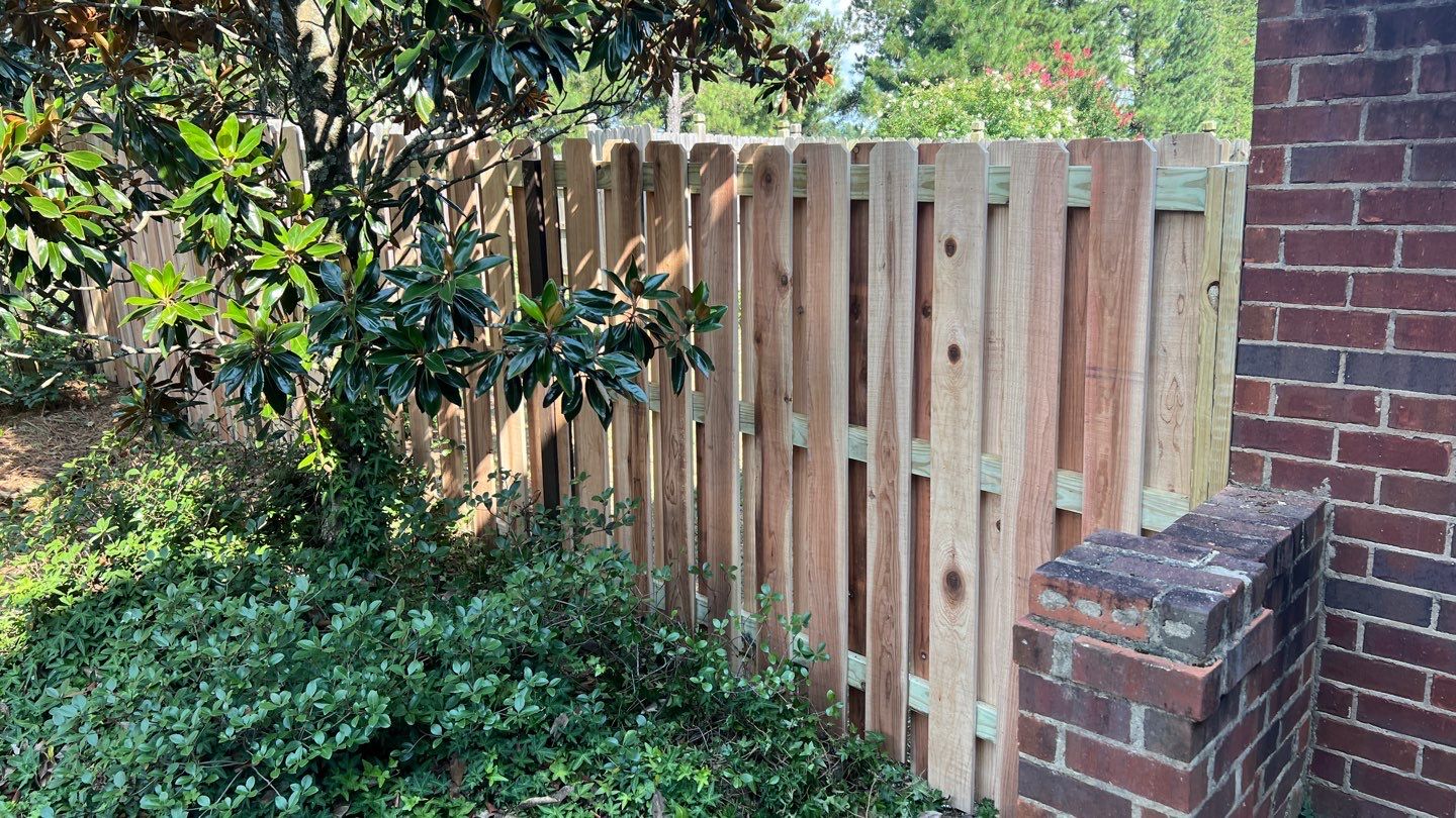 Lake Crest - Fence by Pillar and Pine