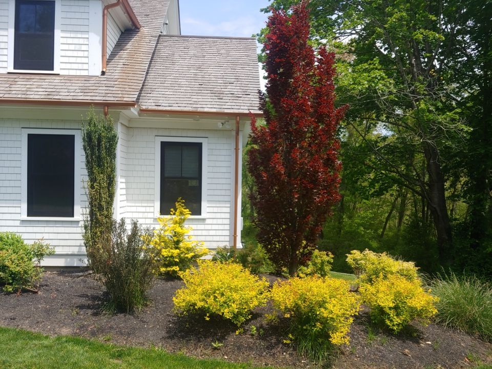Plymouth, MA Gutter Installation using Coppertone Half Round Aluminum Gutter by Gutter Pro Enterprises