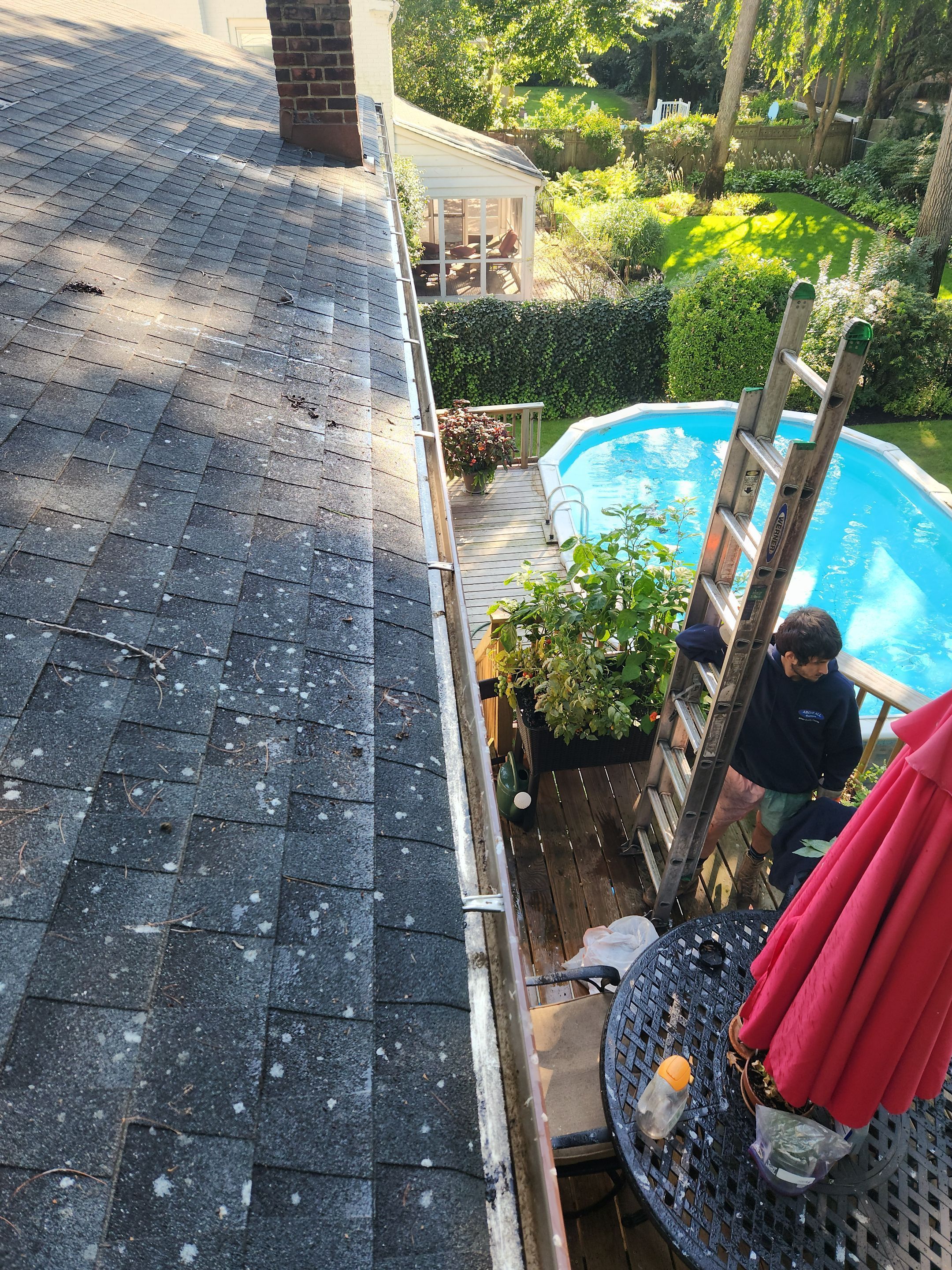 Overdue Gutter Cleaning by Above All Gutters 