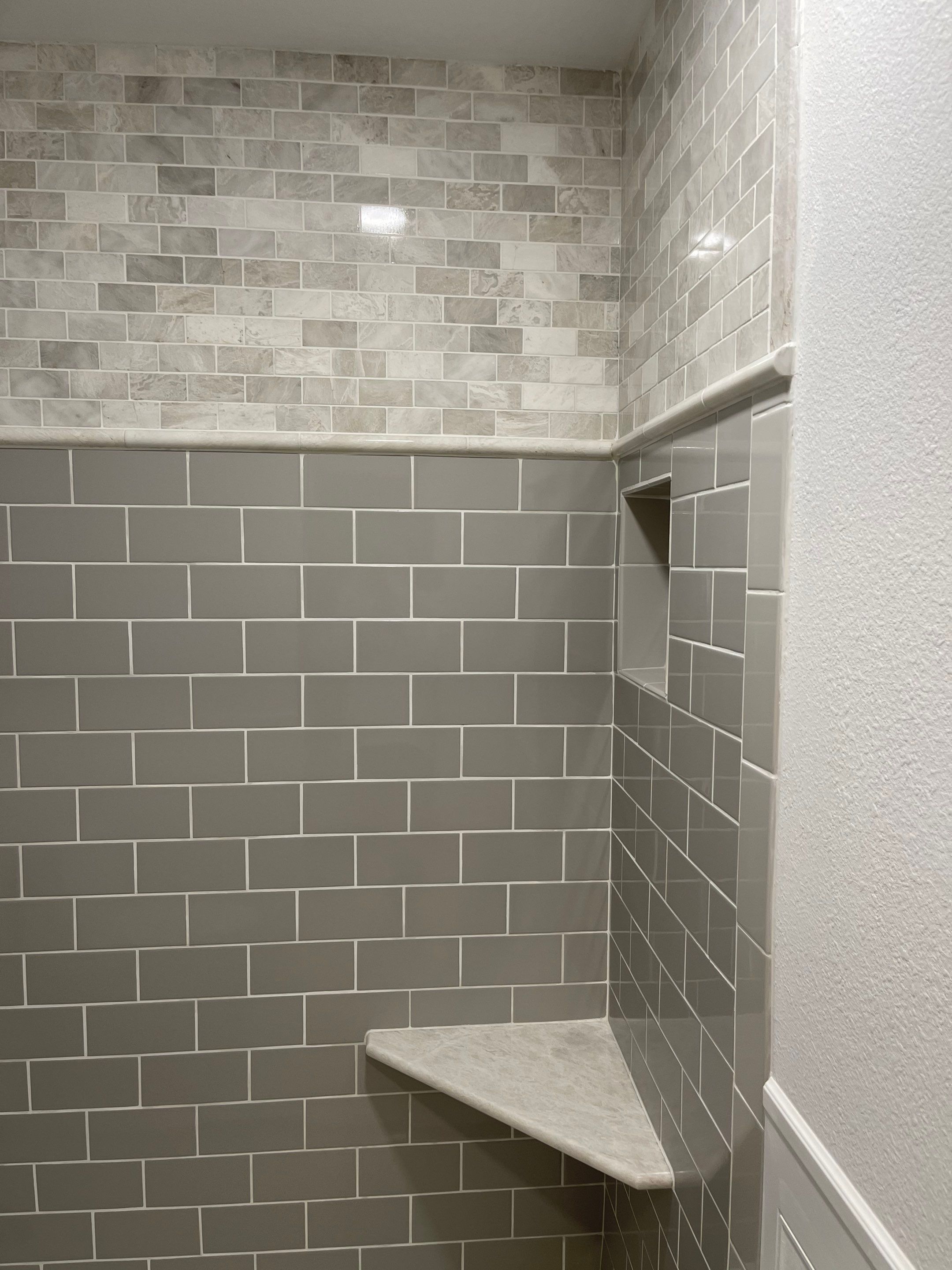 Full Bathroom Remodel by First United Roofing & Construction