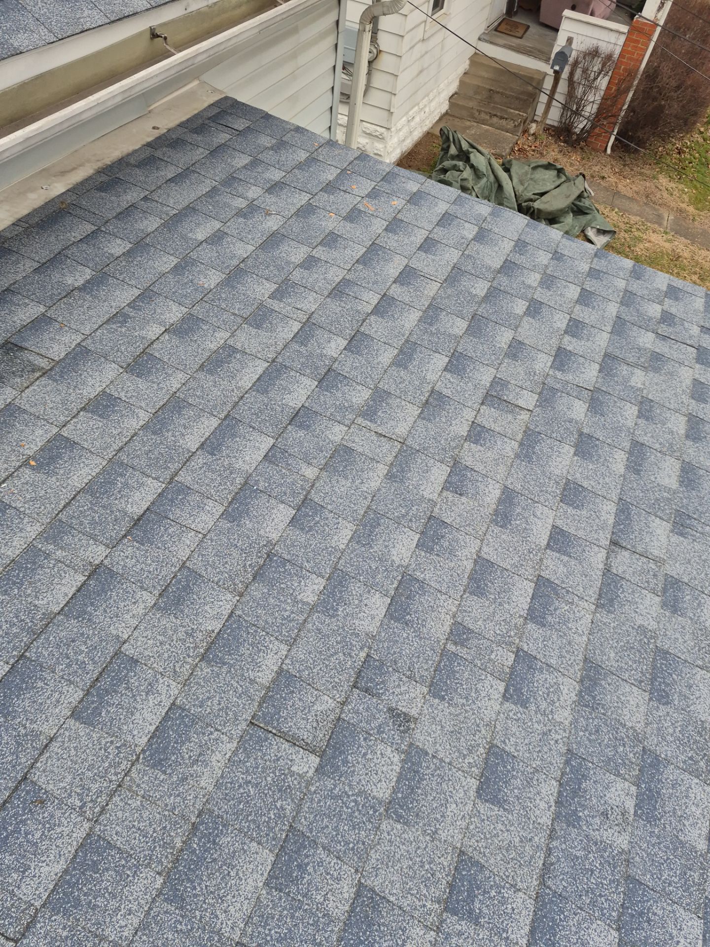 Residential Roofing Installation using GAF Timberline HDZ Biscayne Blue by Rainstoppers Roofing
