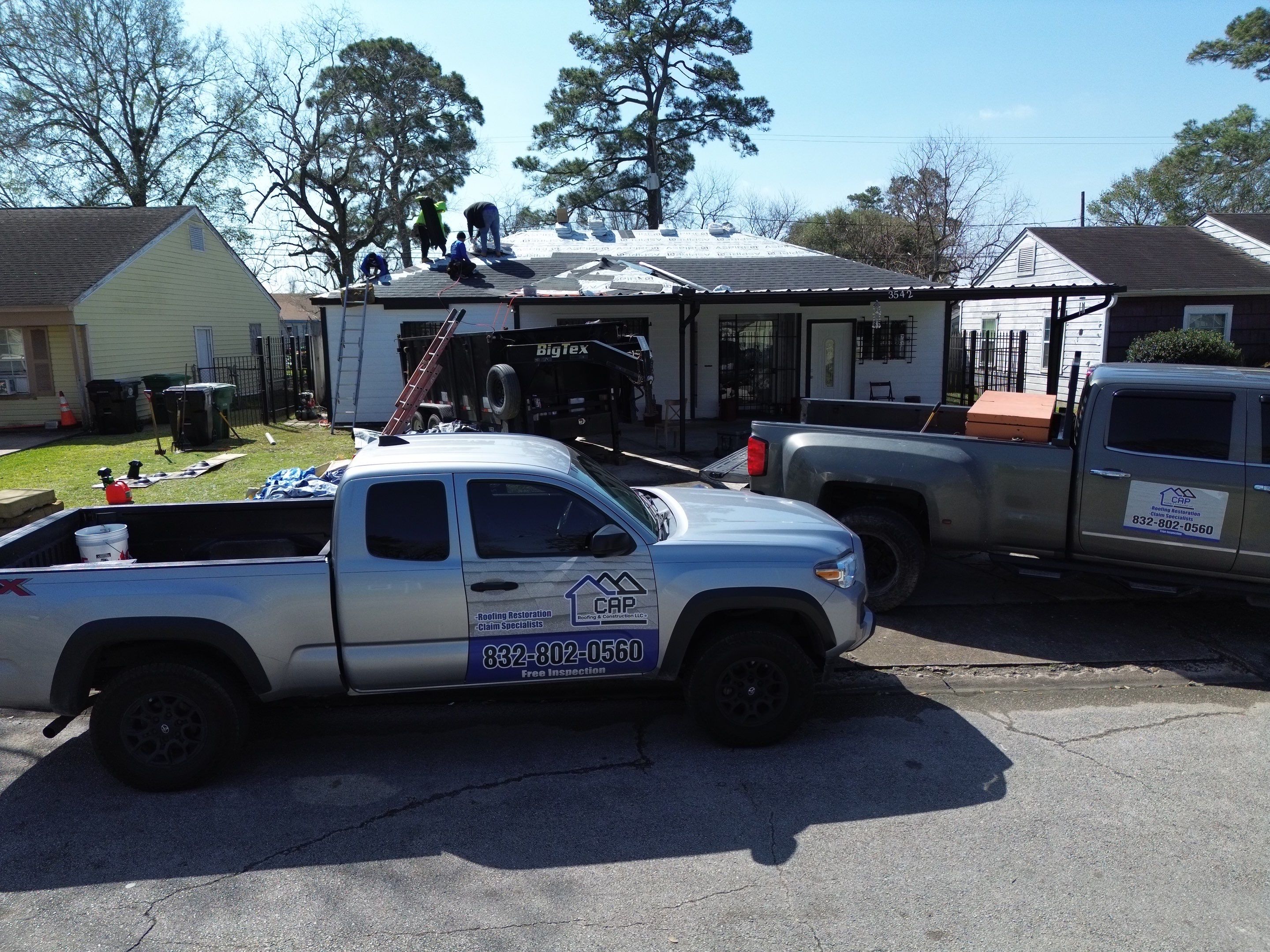 Roof Remplacement using Atlas Prolam Black Shadow by CAP Roofing and Construction LLC