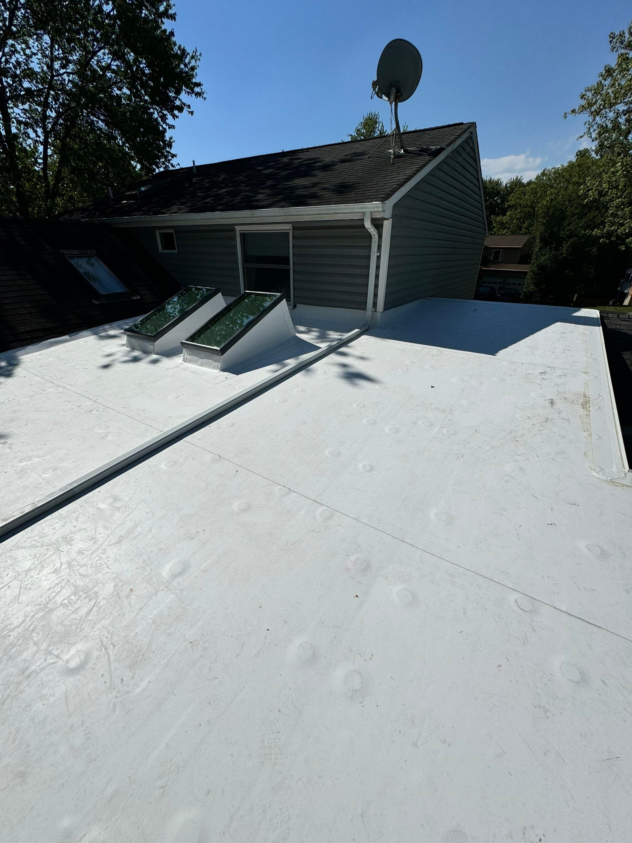 Alexandria: Residential Flat Roof Replacement with MuleHide TPO by RM Banning, Inc.